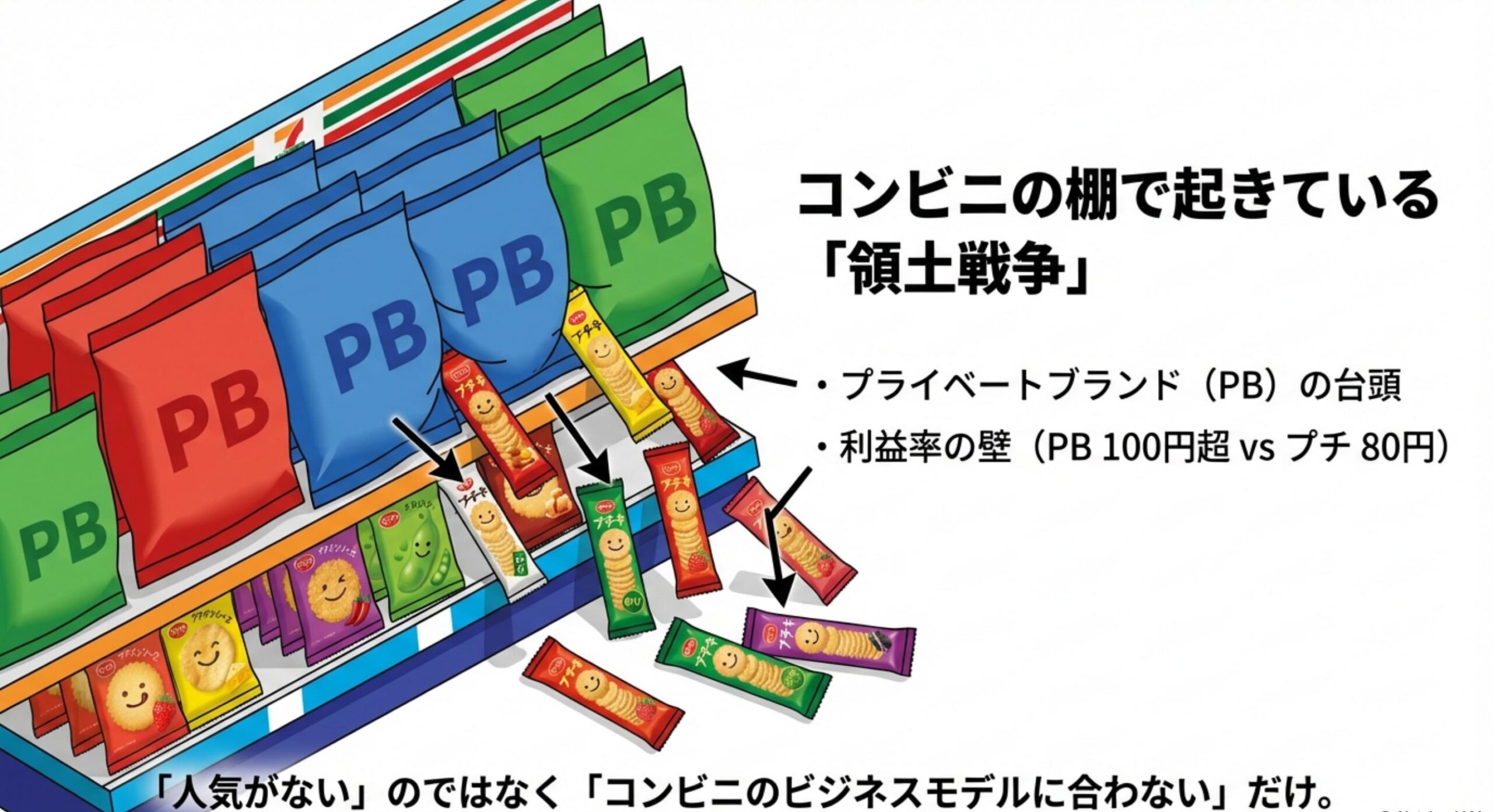 ブルボン プチ 販売終了 コンビニの棚から姿を消した流通のからくり