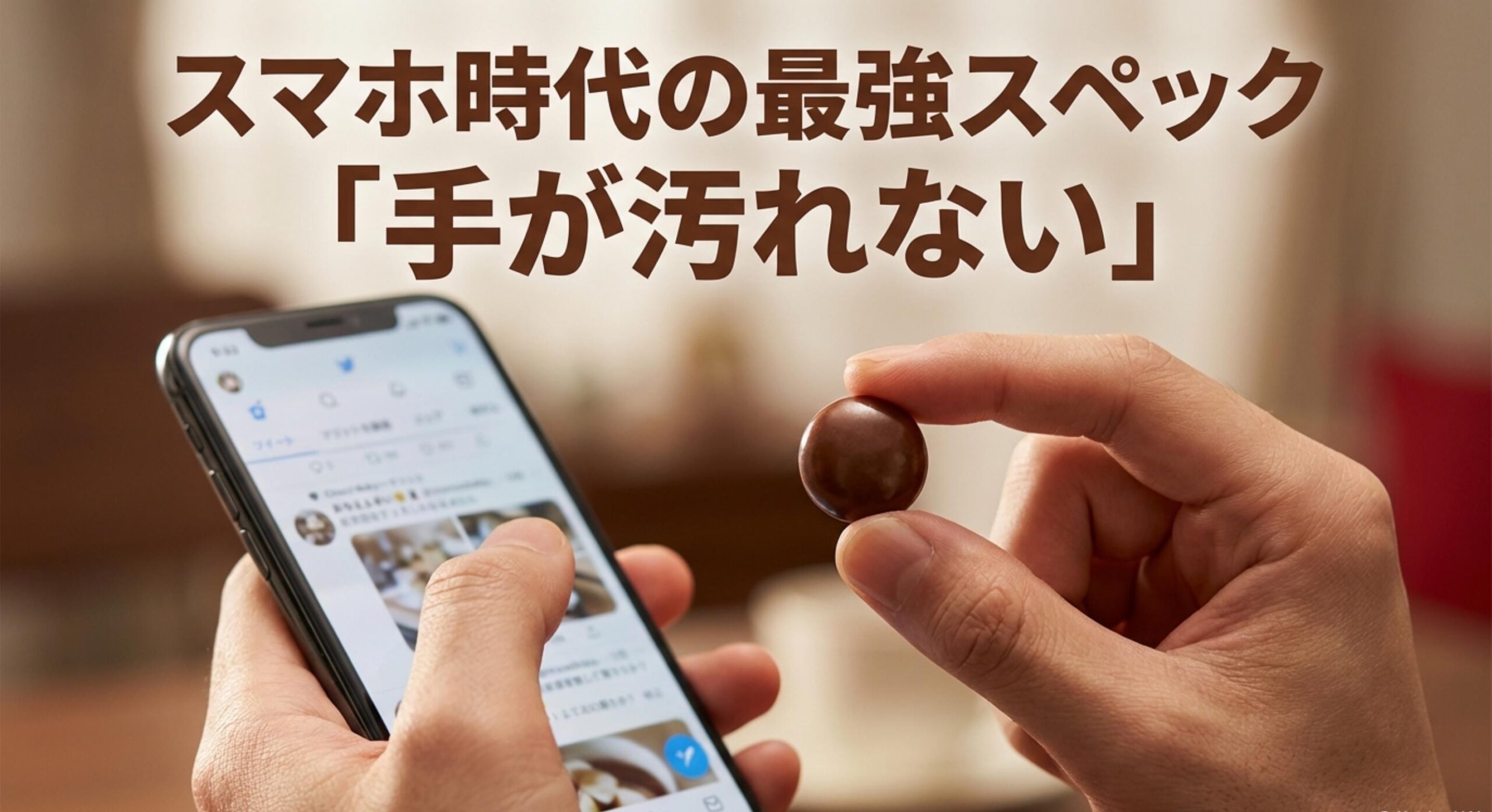 チョコビージャンピング光沢が実現するスマホ時代の利便性