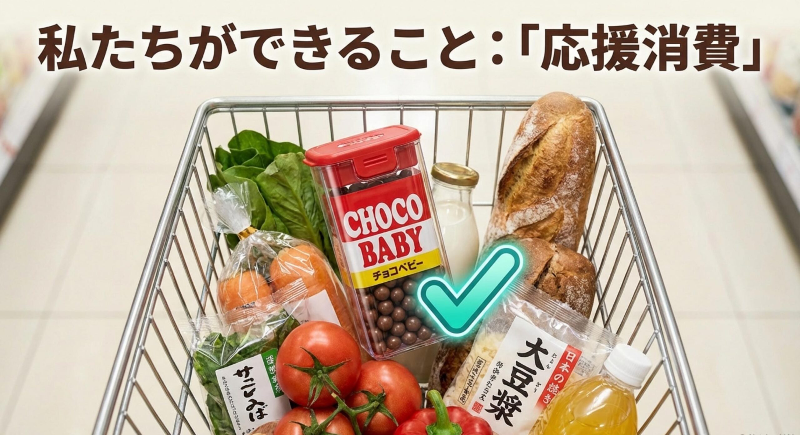 チョコベビー応援消費という新しい形のブランド支援