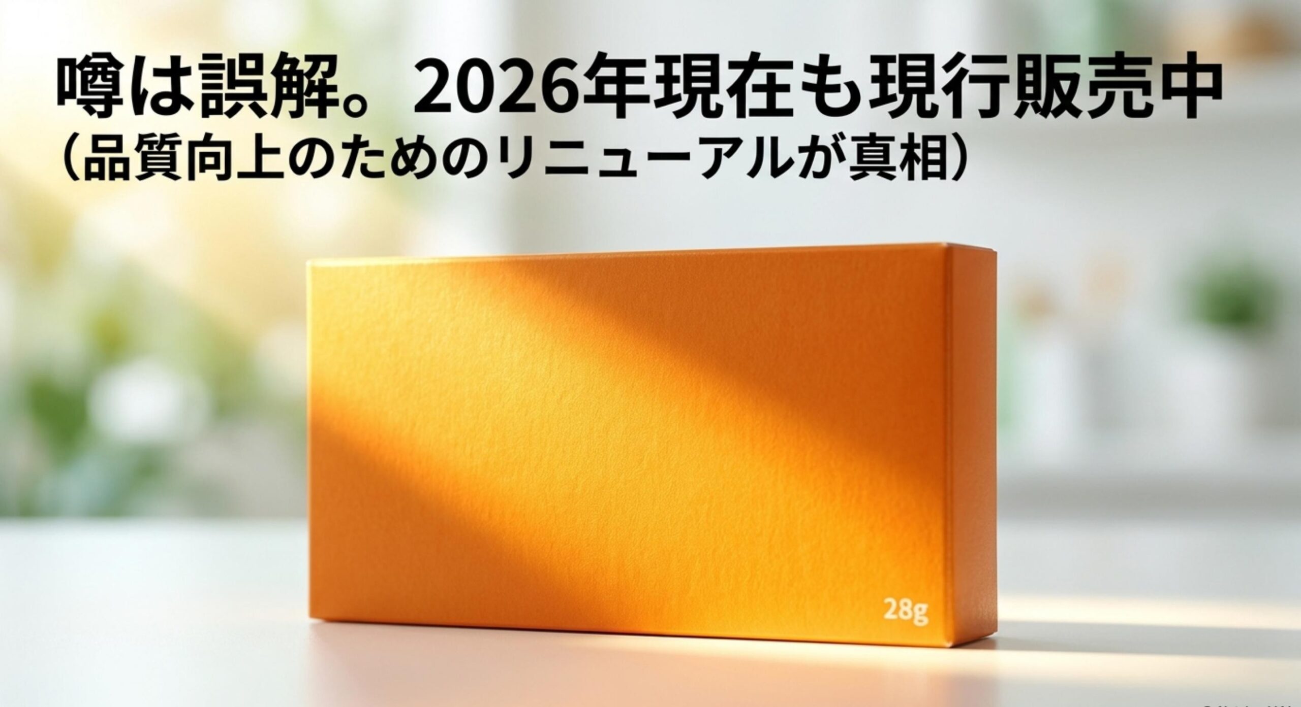 2026年現在も販売終了しておらず公式サイトで定番商品として現行販売中である調査結果