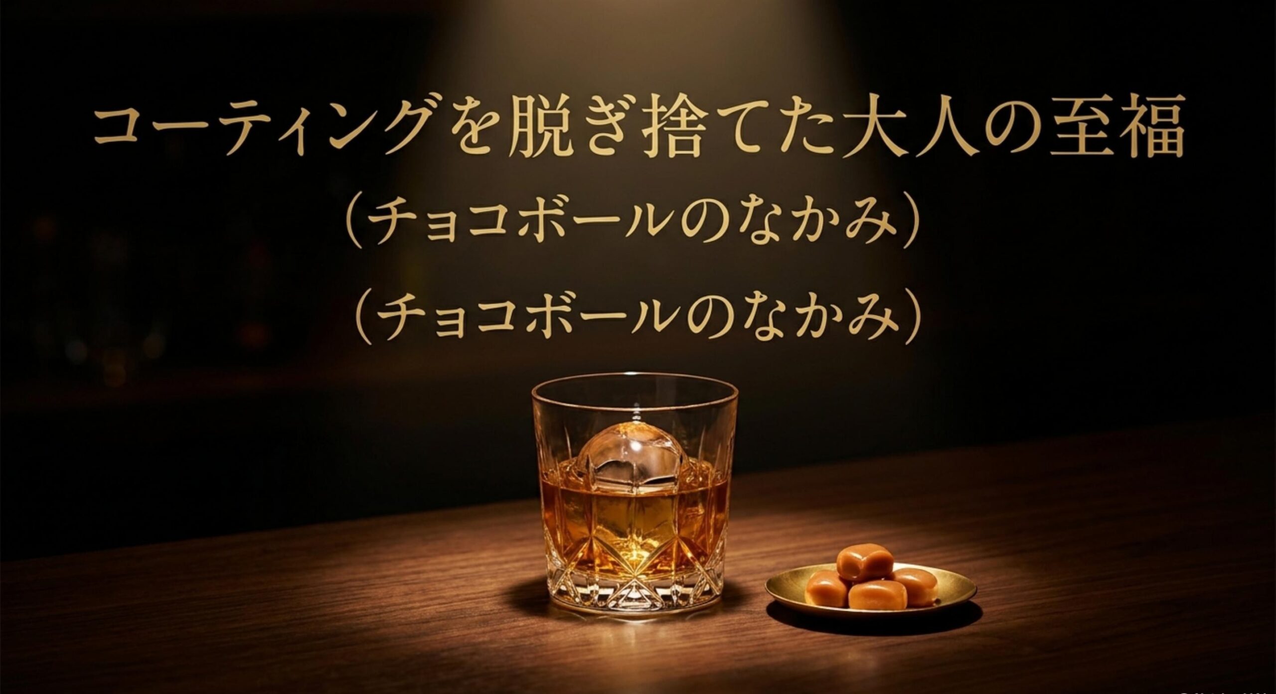 お酒のおつまみにもなるチョコボールのなかみなどターゲットを広げた大人向け商品での代替案