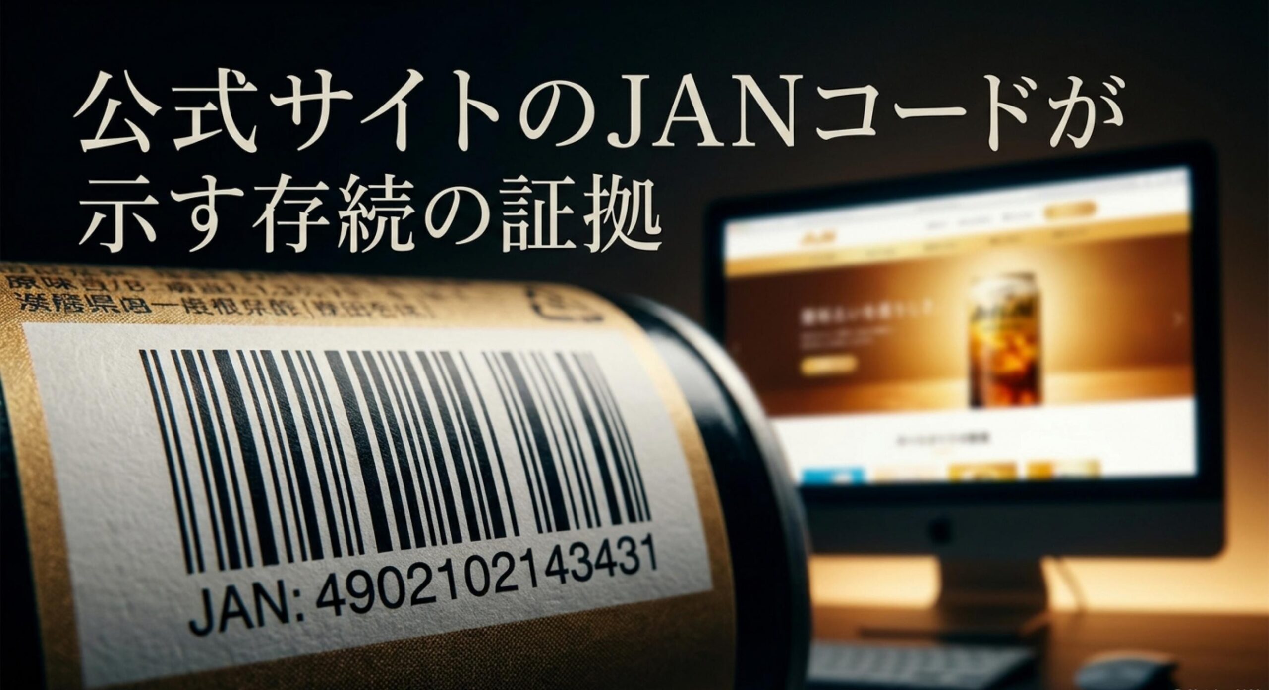 メーカー公式サイトの製品情報やJANコードが示す販売存続の明確な証拠