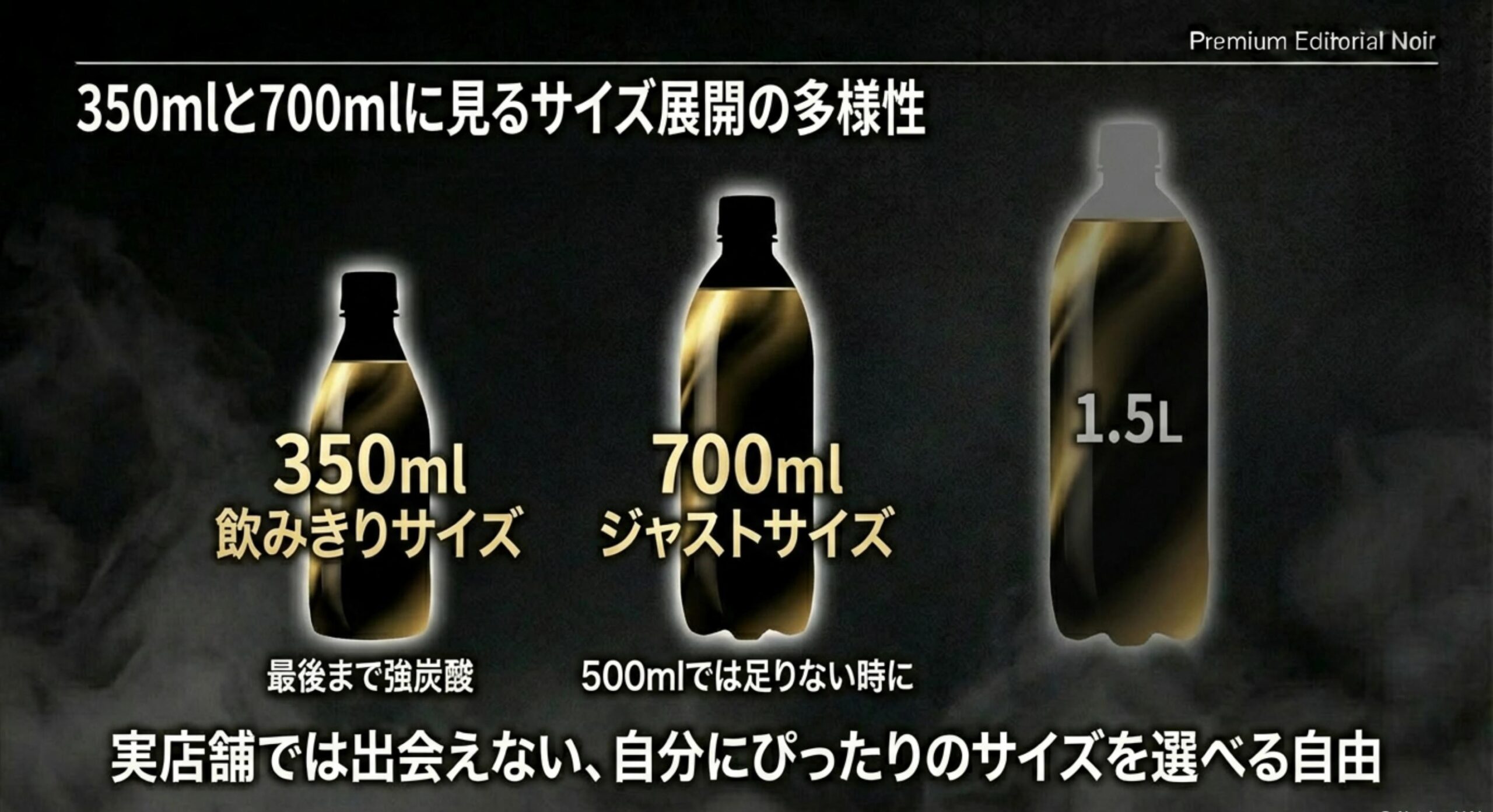 コカコーラ ゼロカフェイン 350mlと700mlに見るサイズ展開の多様性