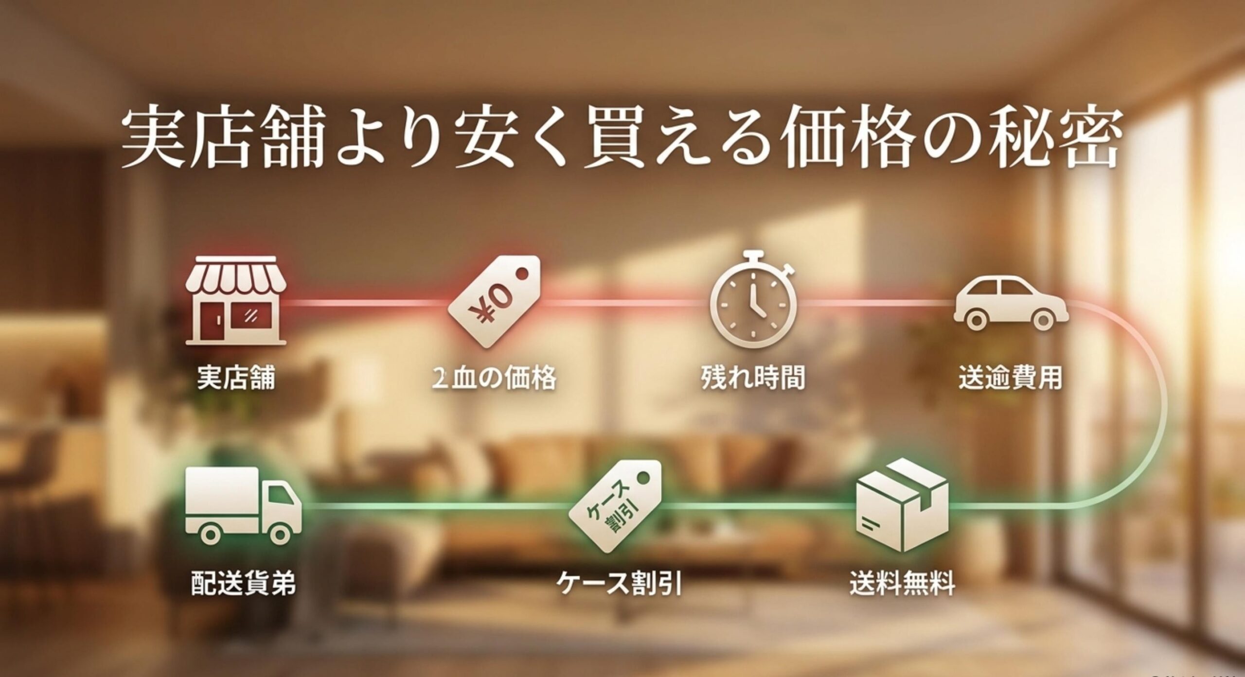 ネット通販を利用することで実店舗よりも安く買える価格設定の秘密