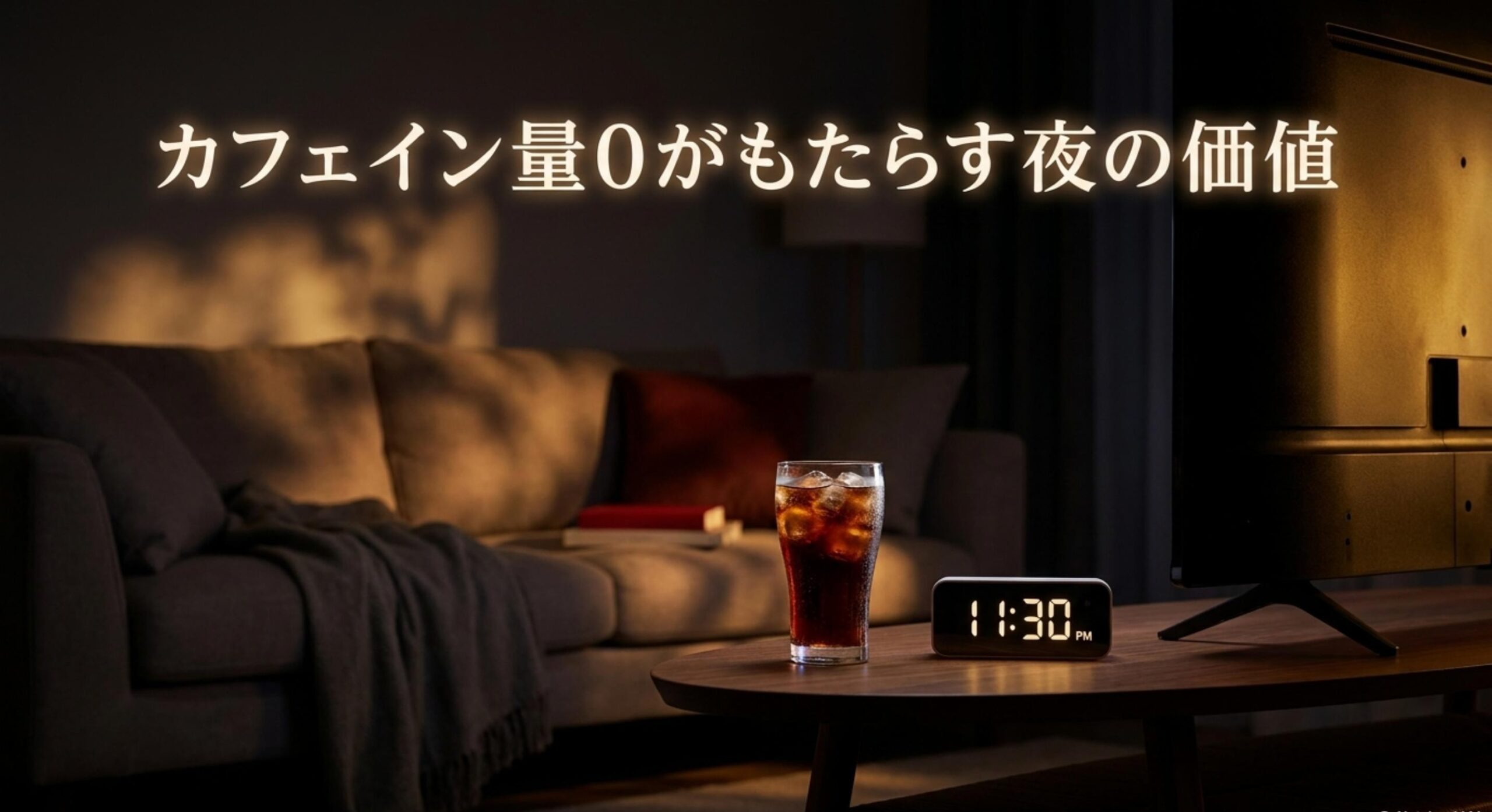 カフェイン量0mgという特性がもたらす就寝前など夜のリラックスタイムの価値