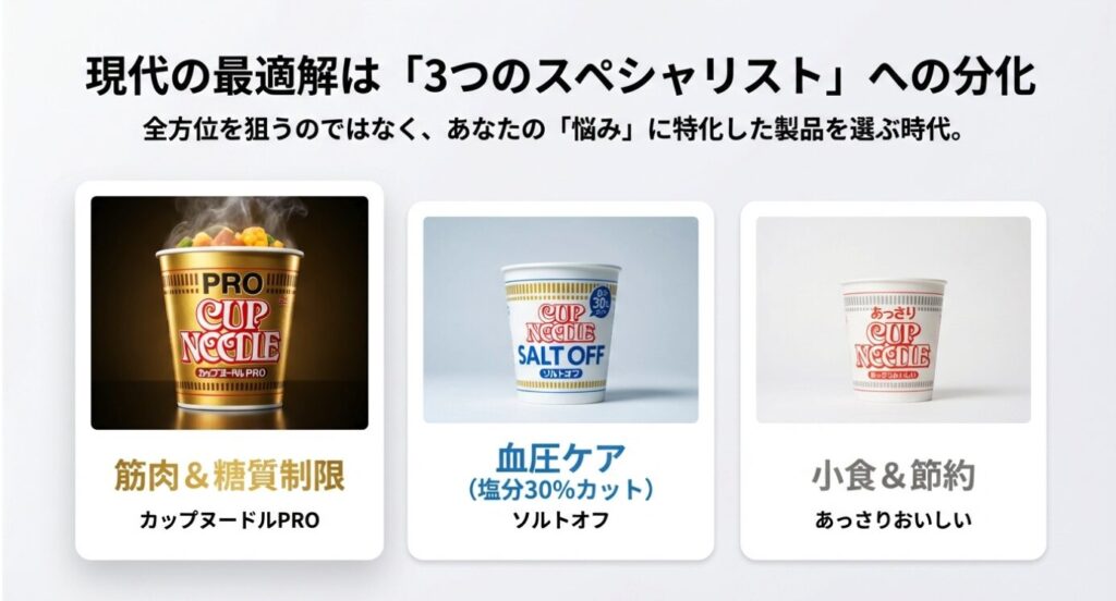 カップヌードルライト販売終了後の正解と進化系3選