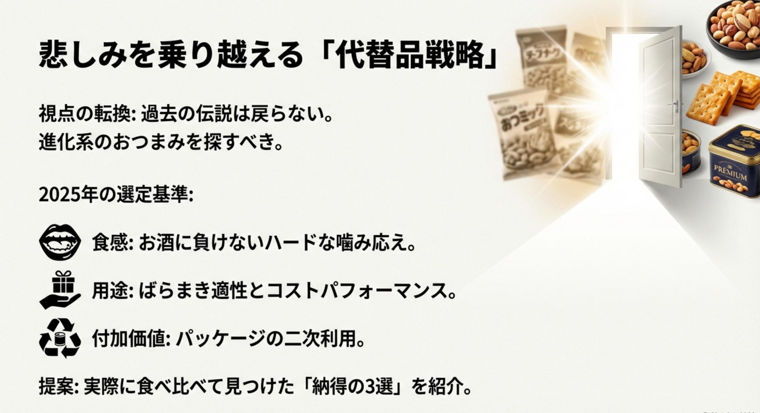 ディズニーでポテトスナック販売終了後に選ぶべき代替品戦略