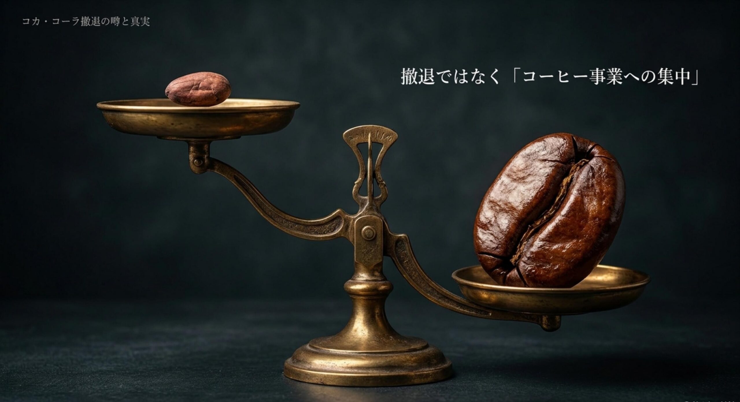 一部で囁かれているコカ・コーラ社のココア事業撤退の噂と真実