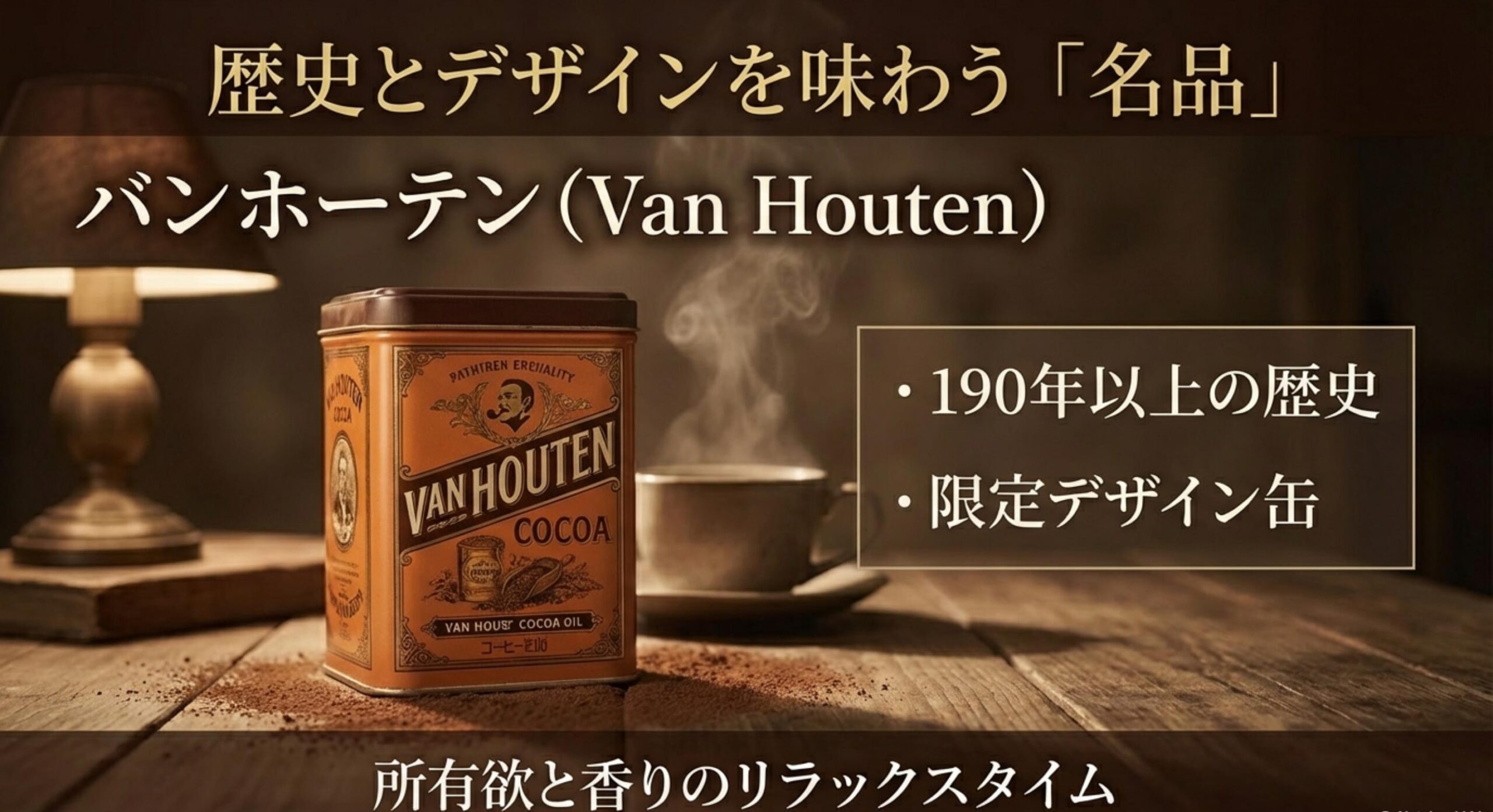 ジョージア アイスココア バンホーテンの限定缶へ乗り換え