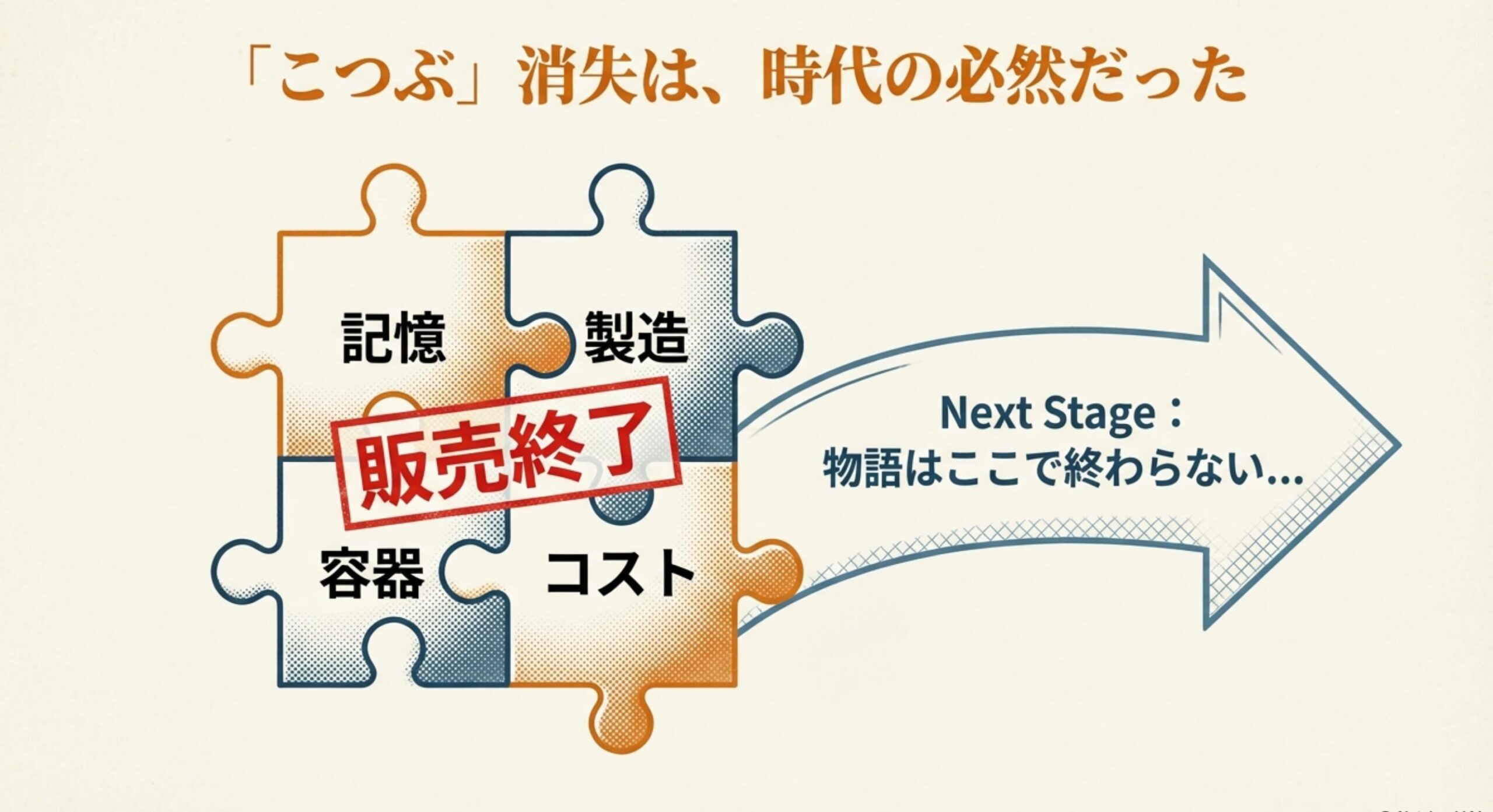 こつぶジュース販売終了の真相と意外な正体