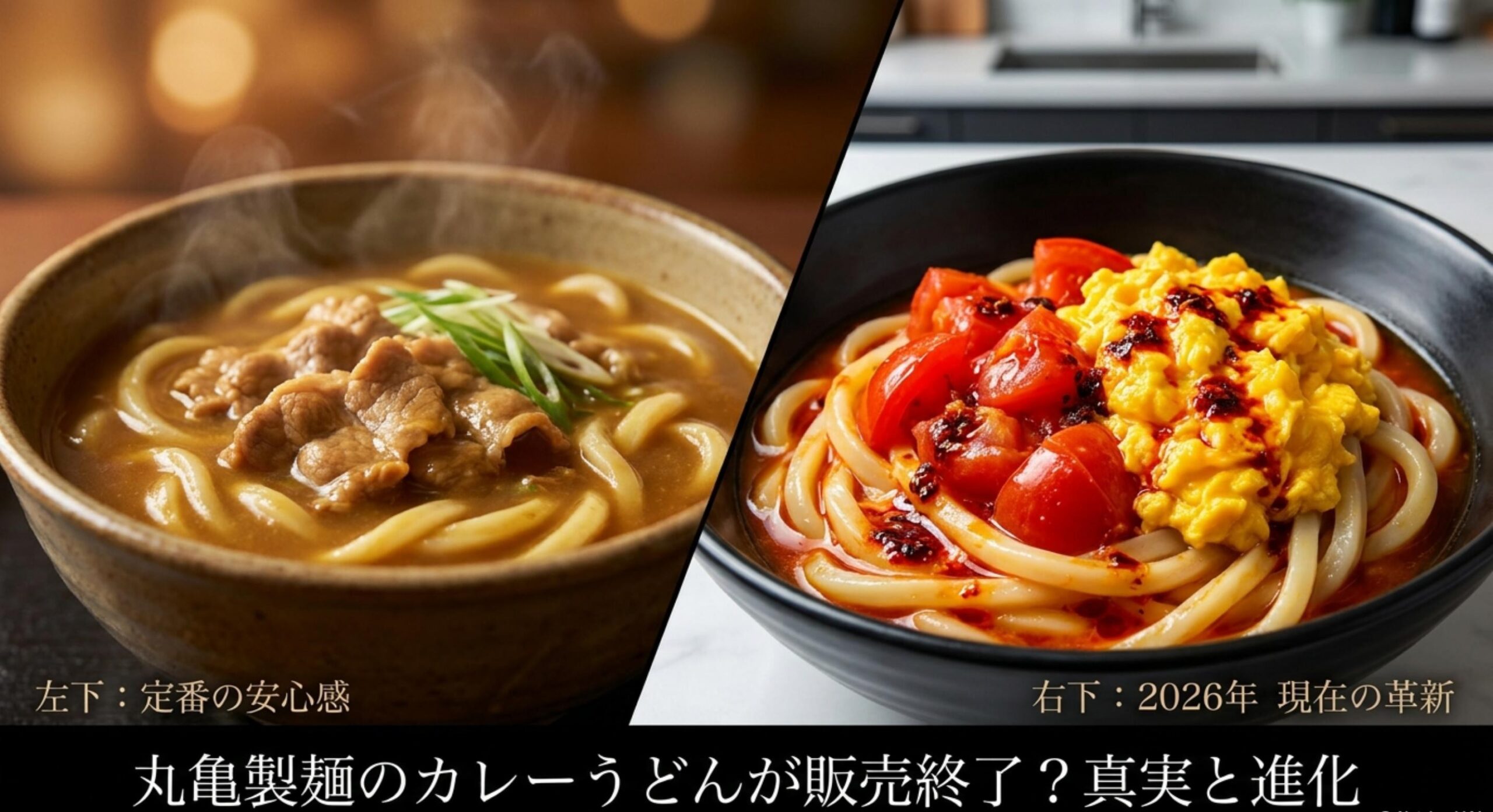 丸亀製麺のカレーうどんが販売終了したという噂の真実とメニューの進化