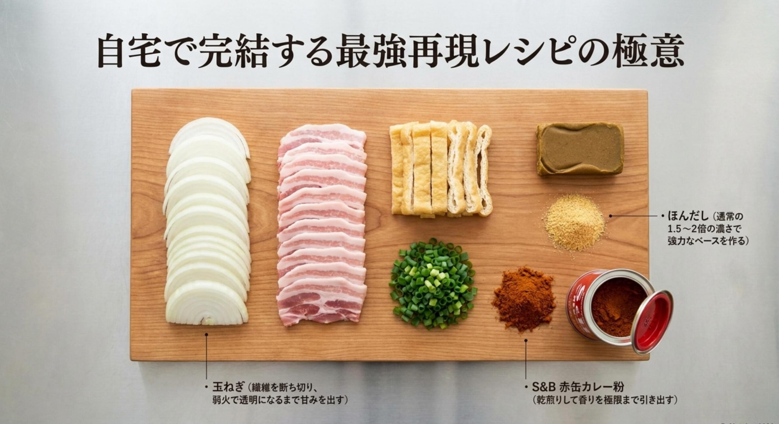 カイエンペッパーなどを用いて自宅で完結する最強再現レシピの極意