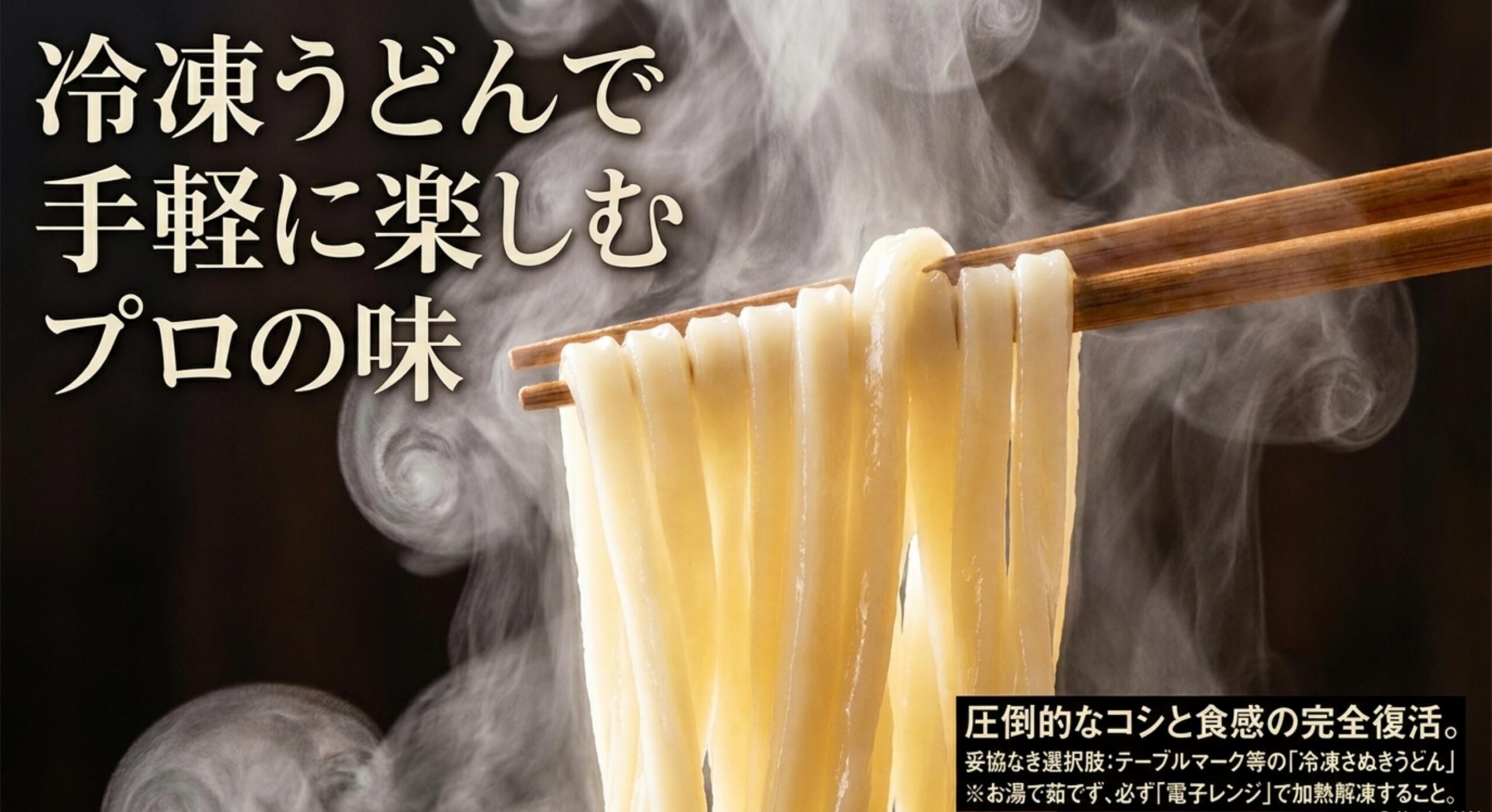 市販の冷凍さぬきうどんを活用して自宅で手軽に楽しむプロの味