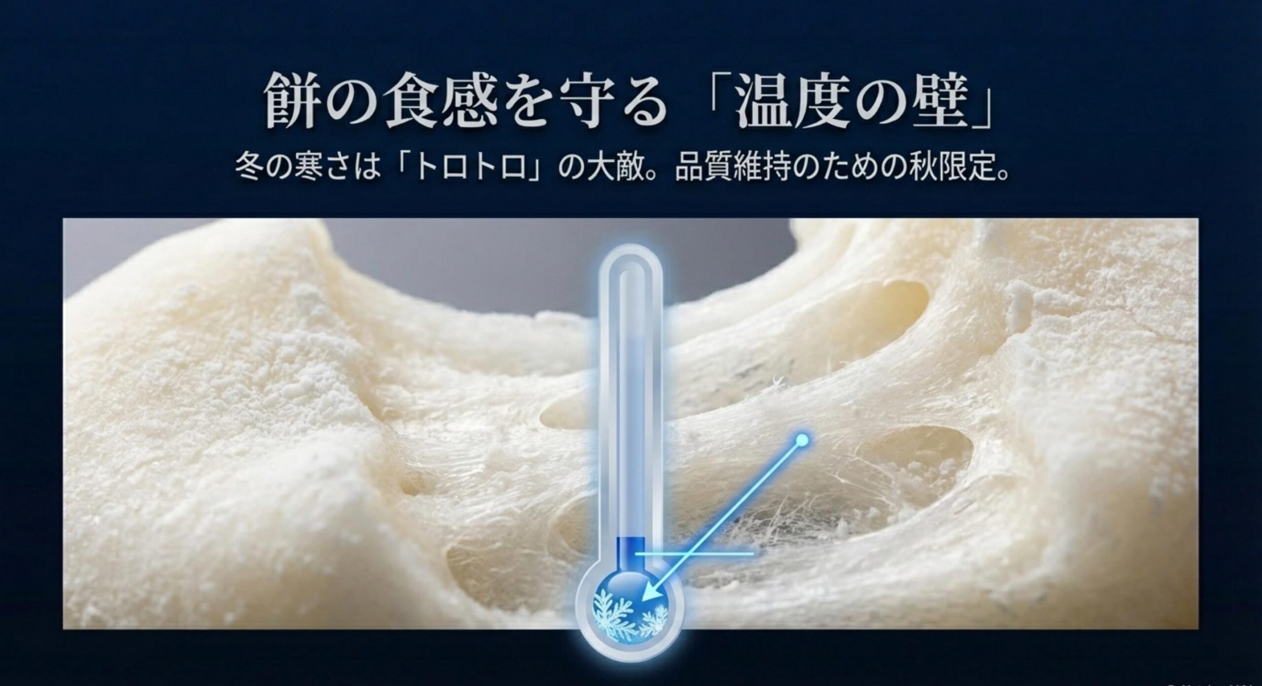 マック 月見パイ 餅の食感を守る「温度の壁」