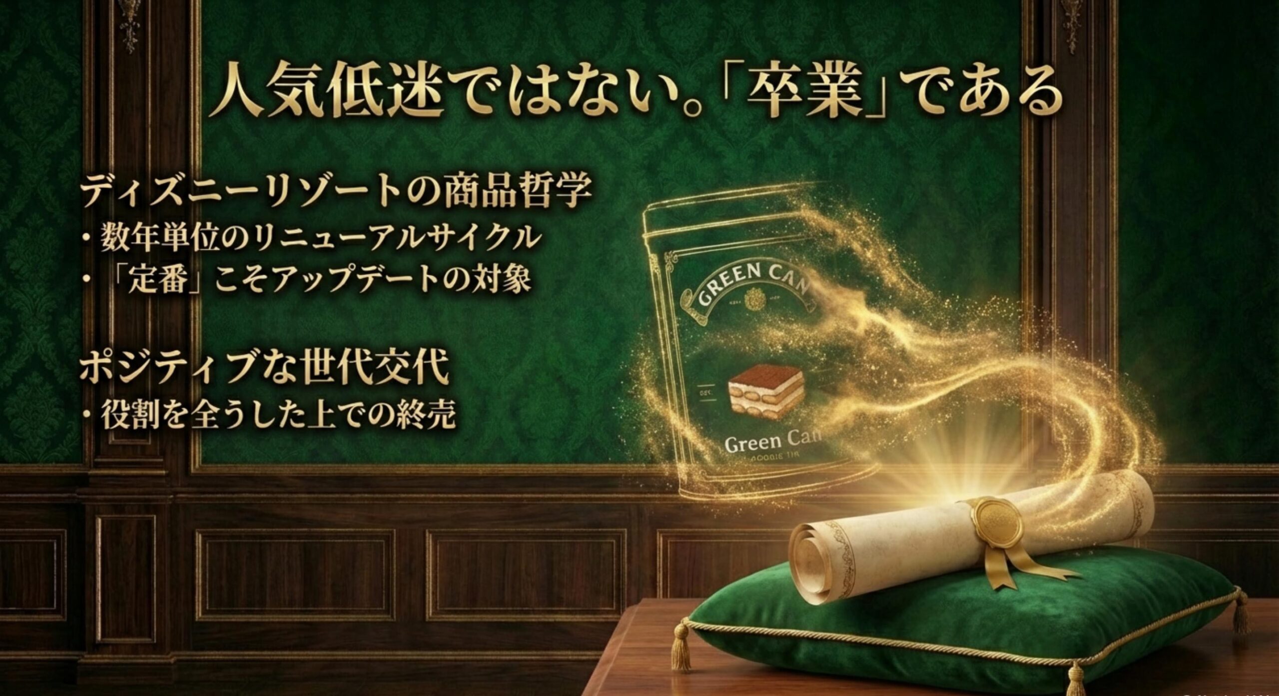 ミラコスタ クッキー 販売終了 商品の世代交代と卒業