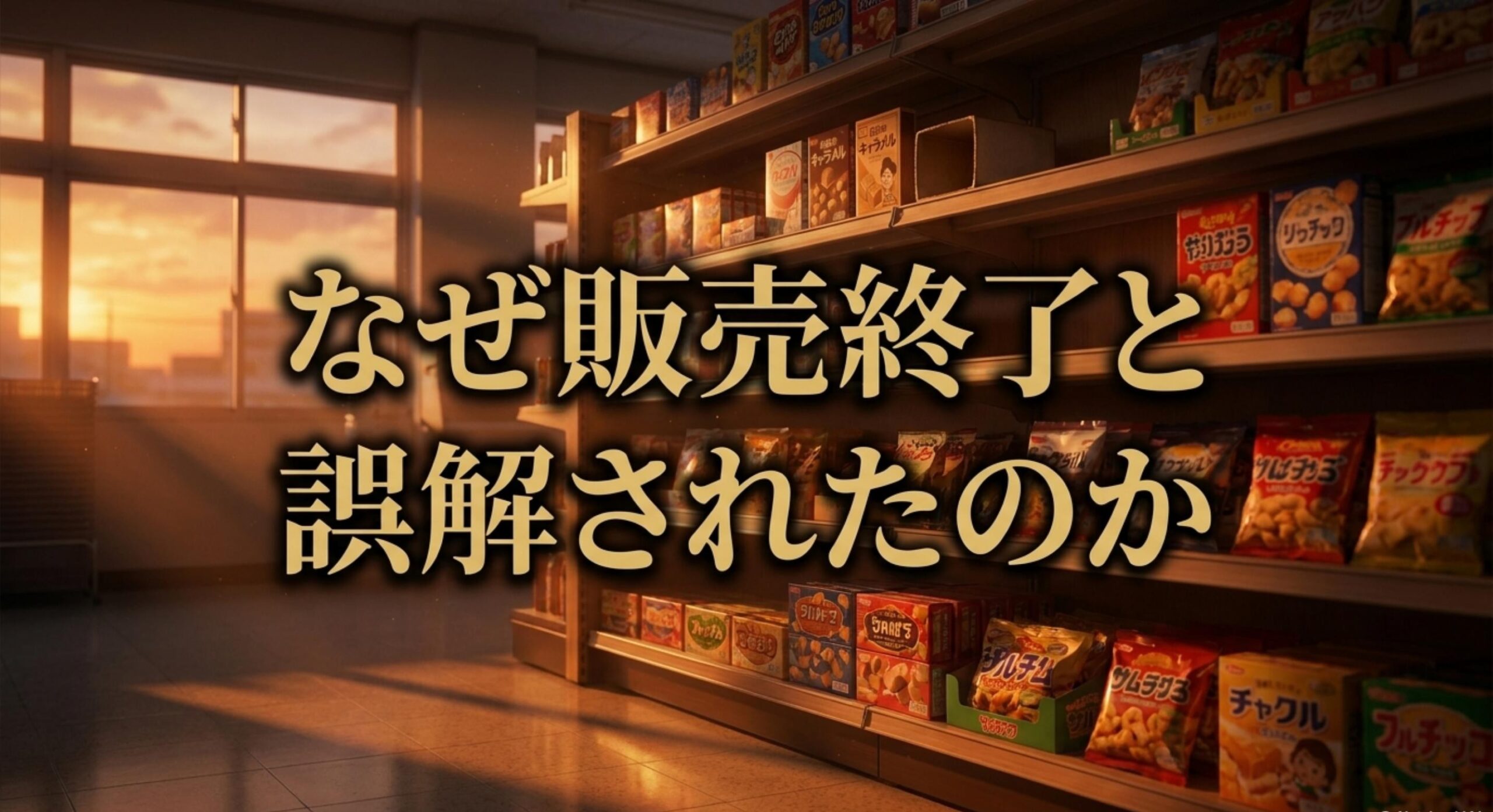 森永ハイソフトが販売終了と誤解された理由