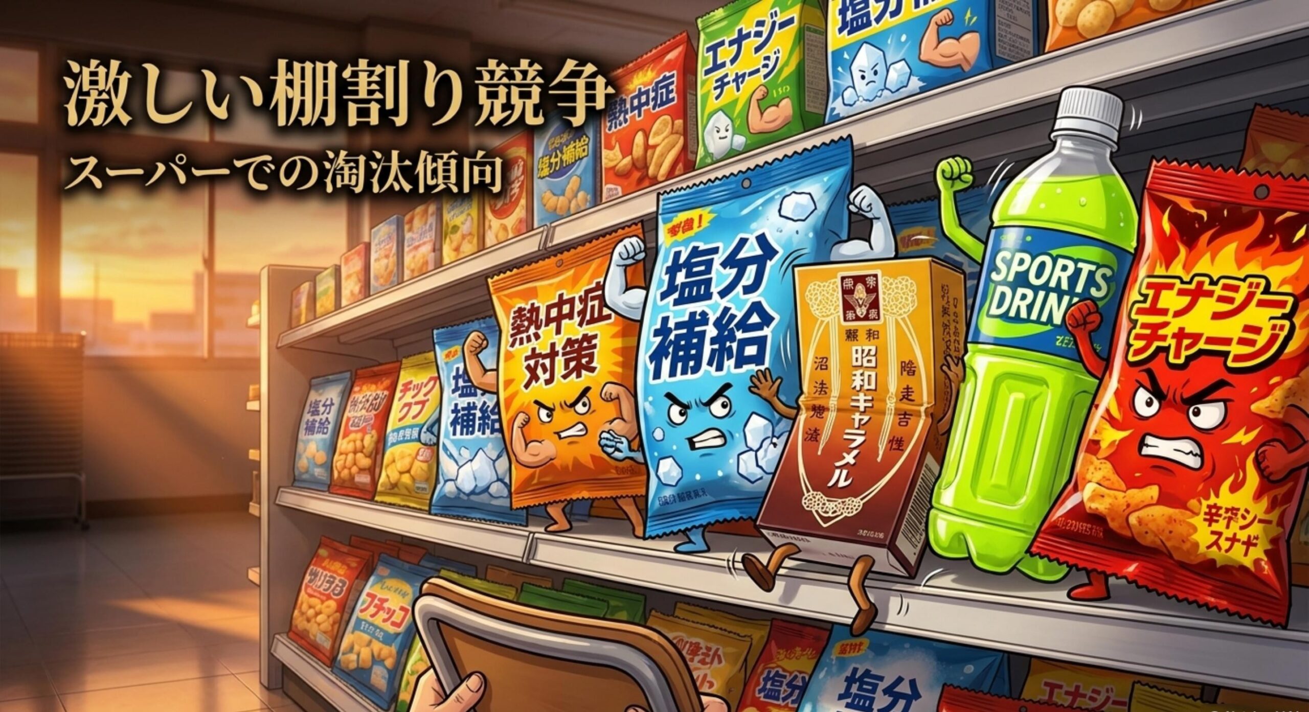 森永 ハイ ソフト 販売終了 スーパーの棚割り競争による淘汰傾向