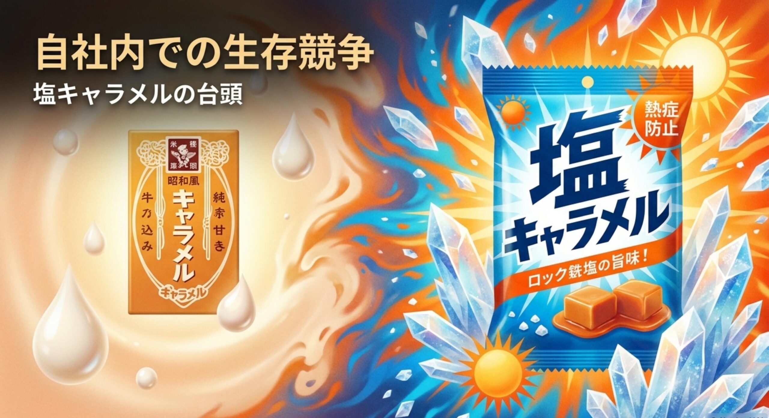 森永 ハイ ソフト 販売終了 塩キャラメルとの違いとカニバリゼーション