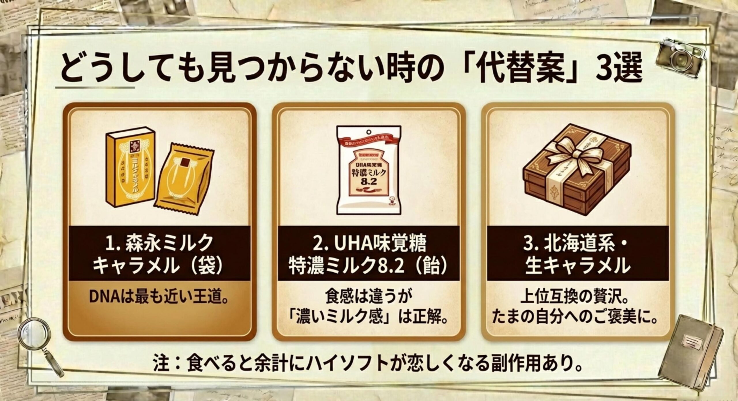 塩キャラメルにはない「濃厚なミルク感」の魅力