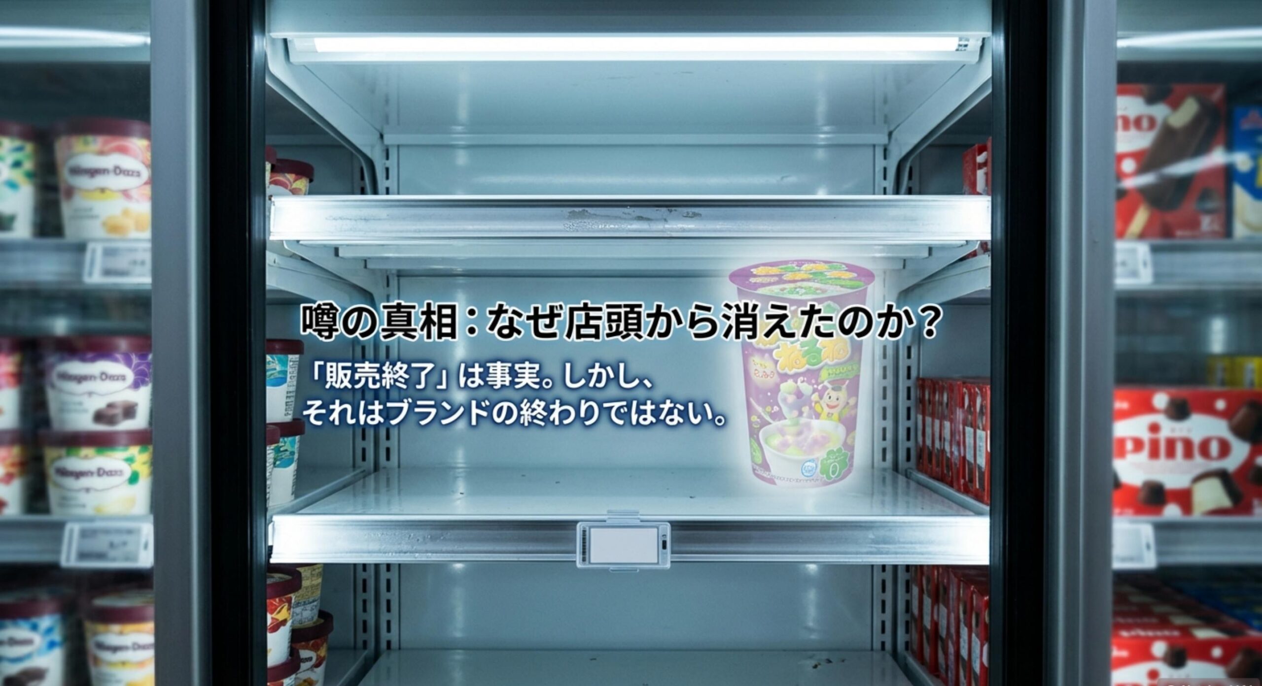 ねるねるねるね アイス懐かしのカップ型製品が市場から消えた真実