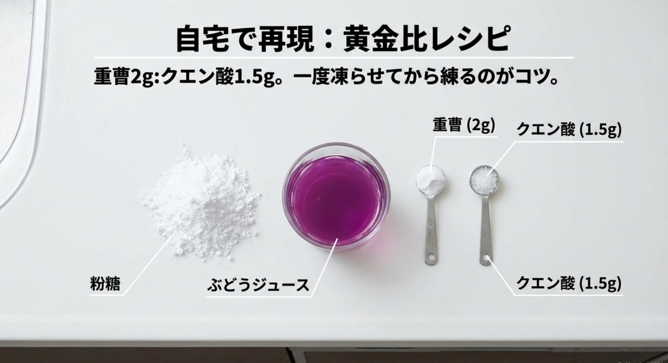 ねるねるねるね アイス理想の食感を自宅で再現する究極の配合比