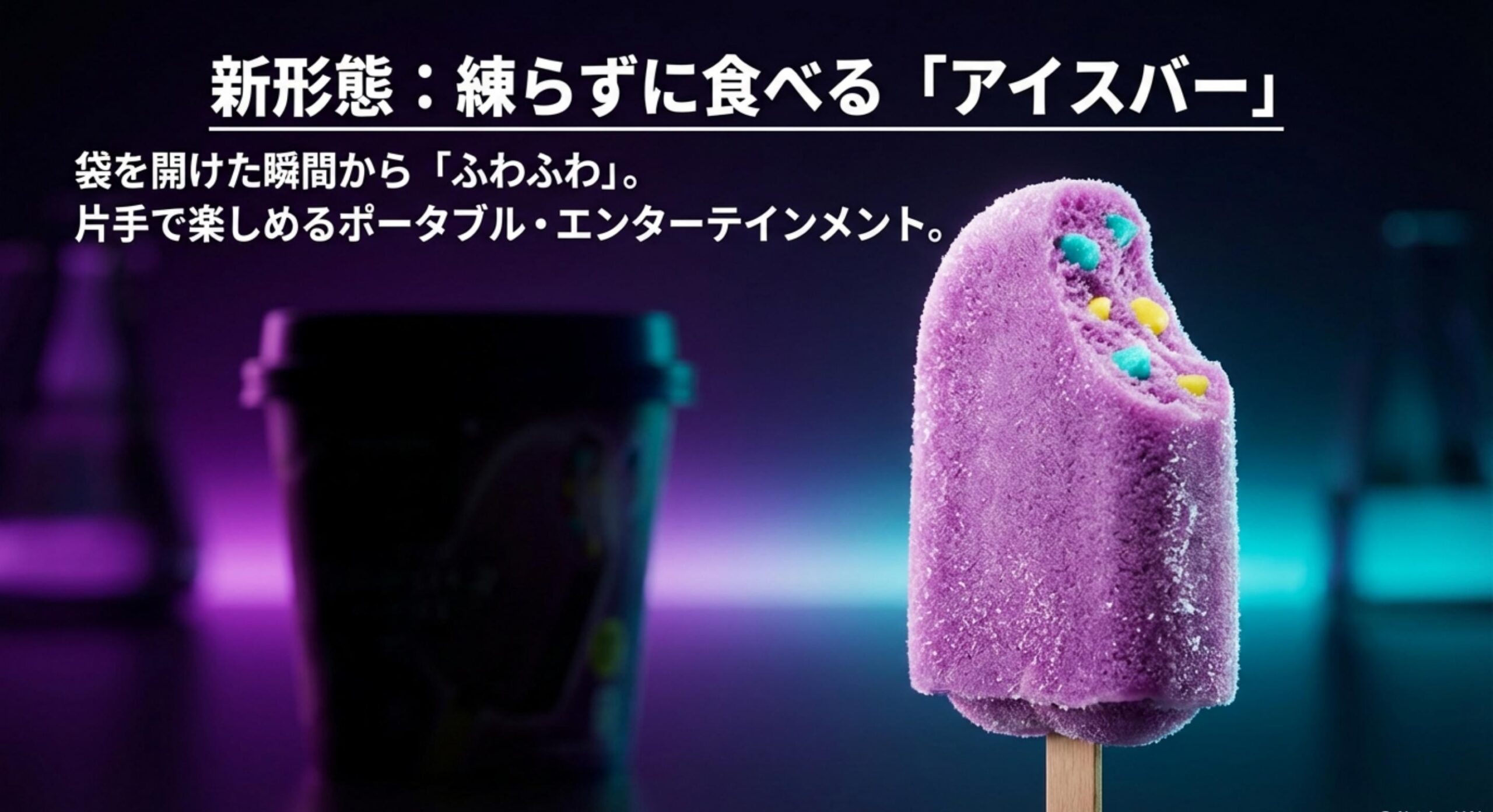 ねるねるねるね アイス40周年を飾る最新のアイスバー形態への変貌