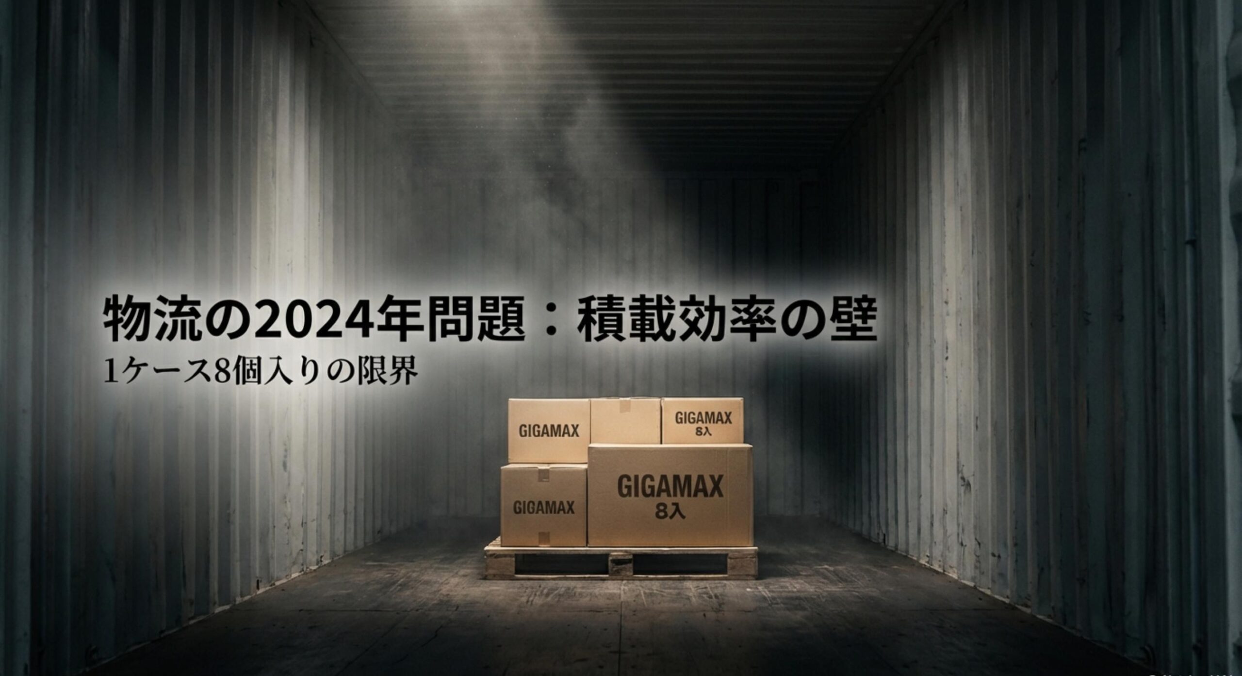 ペヤング ギガマックス 物流の2024年問題と配送効率の低下による制約
