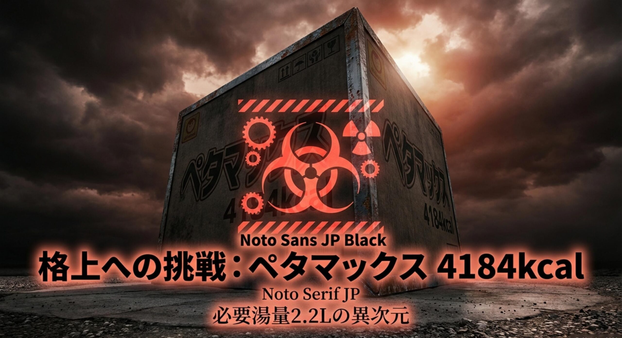 ペヤング ギガマックス さらなる極限を目指すペタマックスへの挑戦