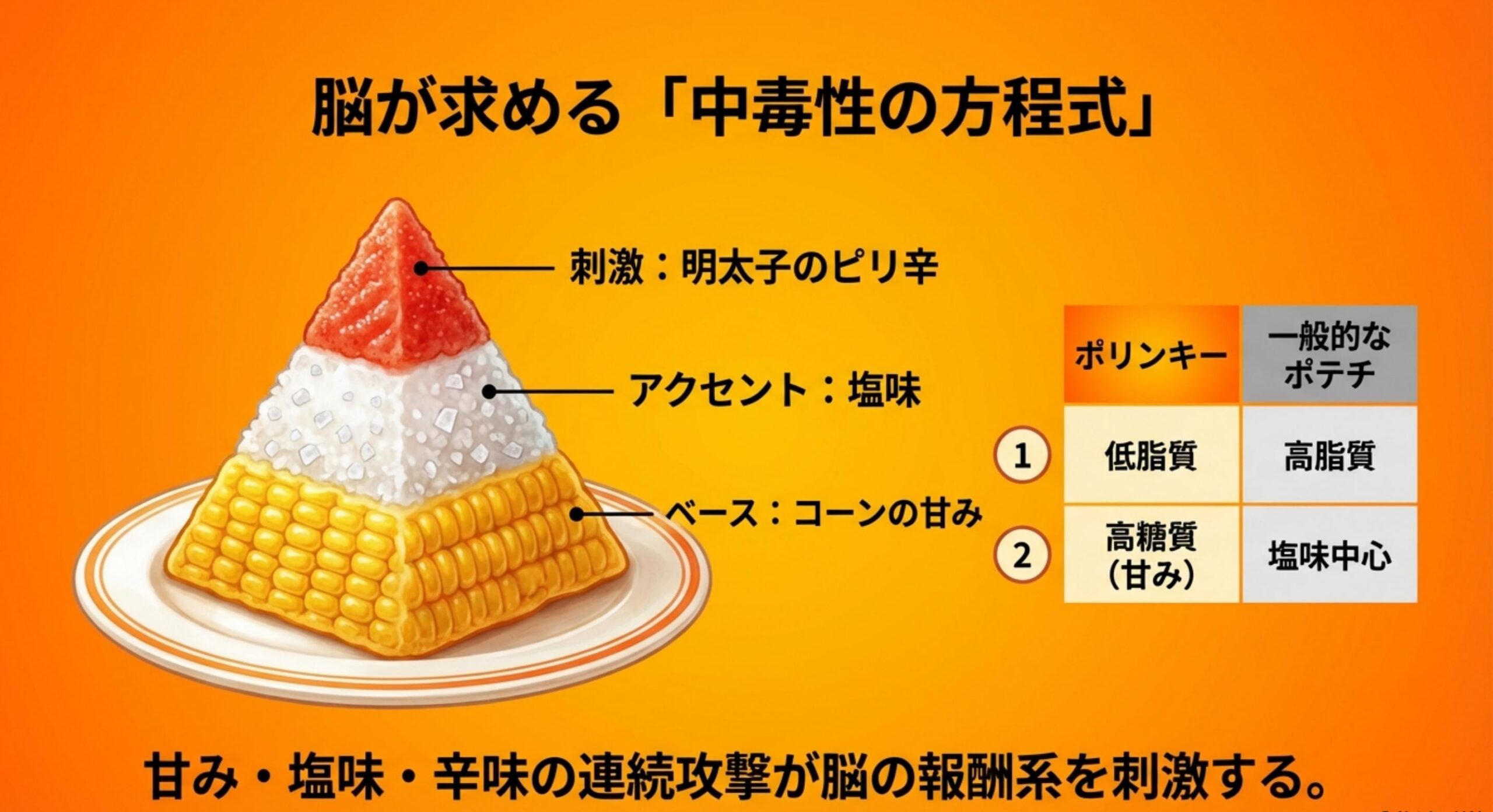 ポリンキー 販売終了 いつ 科学的に証明されたやみつきの理由