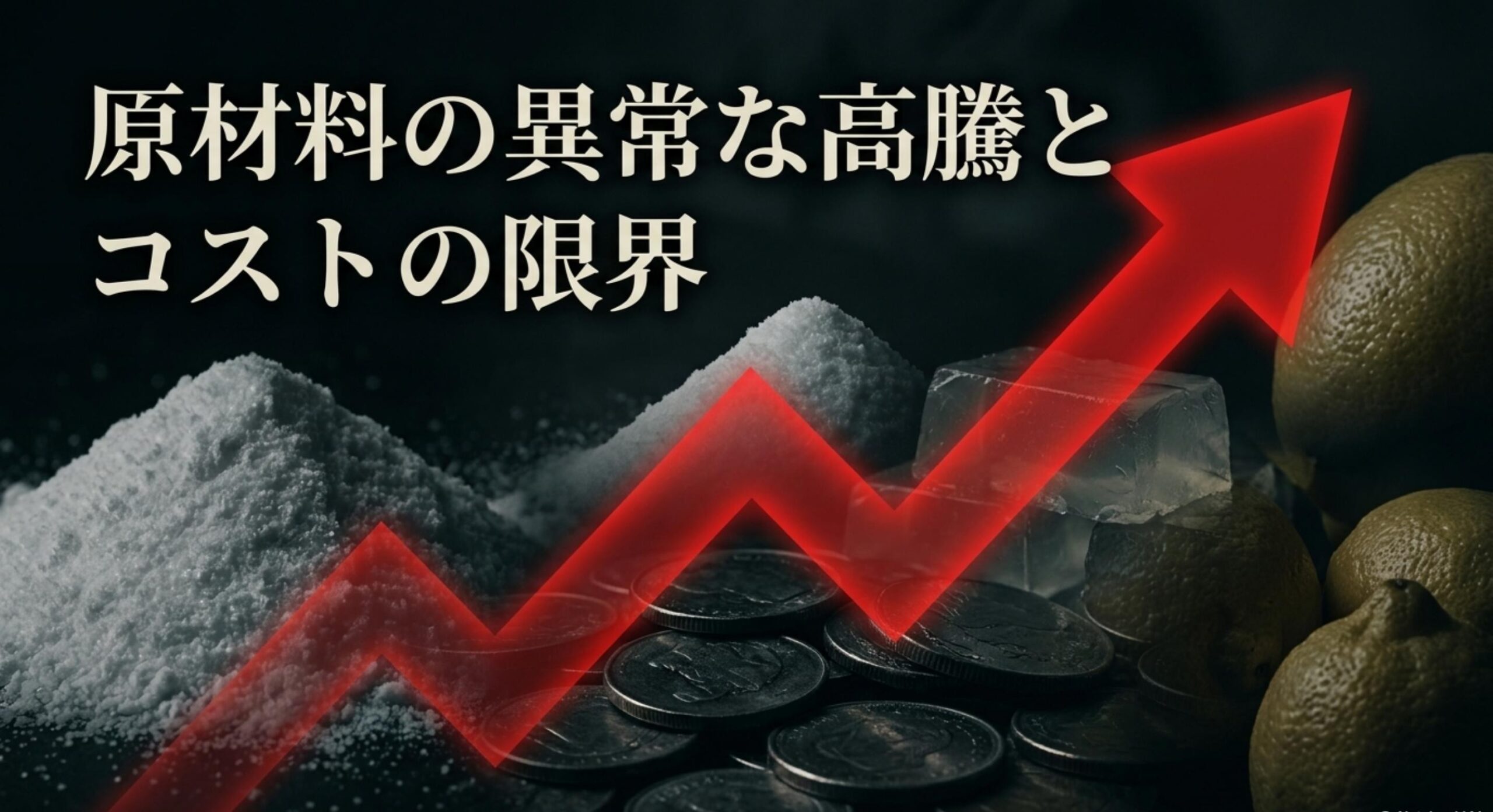 季節変動リスクによる配荷の限界や原材料高騰がもたらすコスト構造への影響