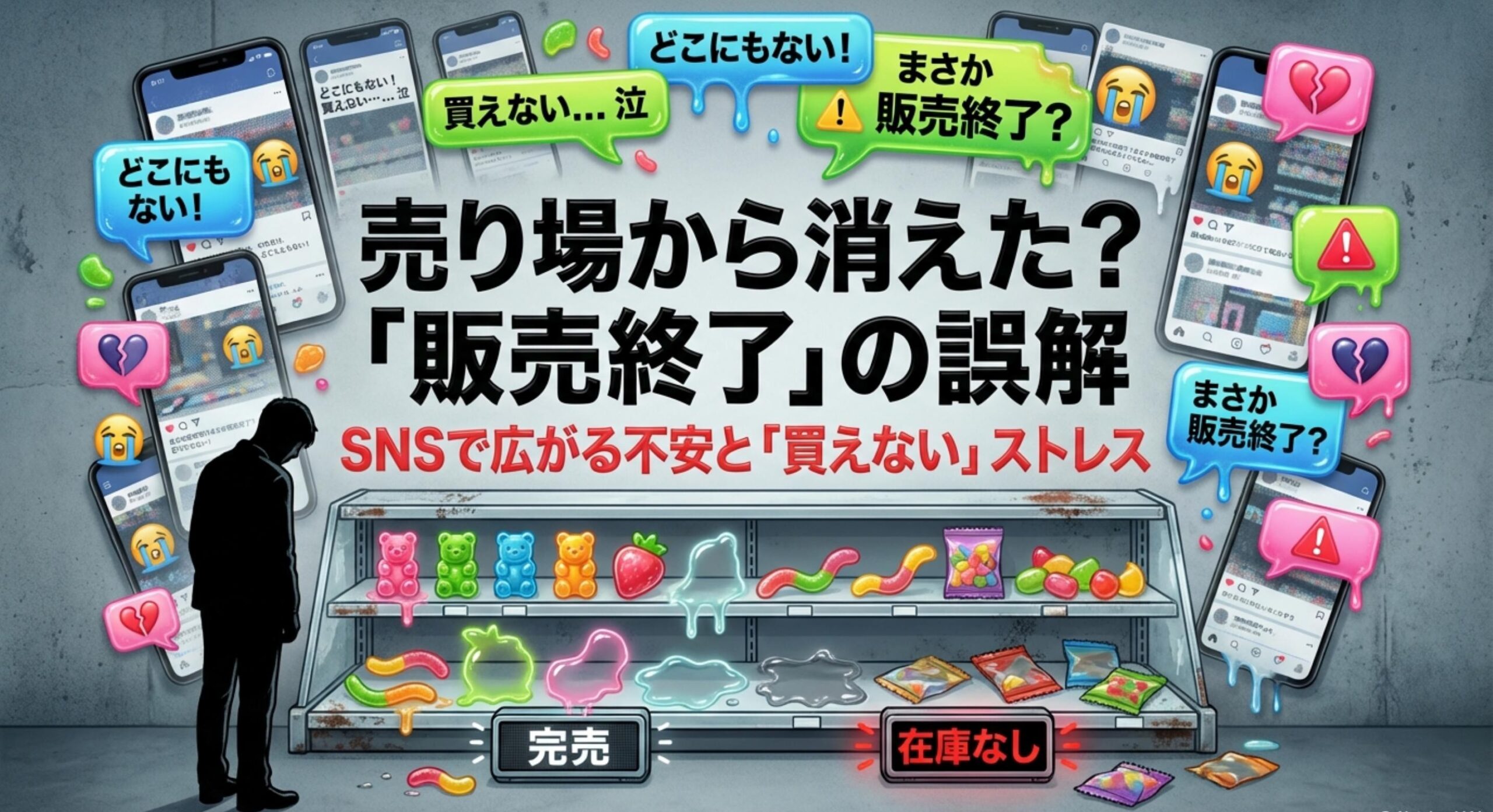 「しゃ」と「り」のしゃりもにグミの販売終了はなぜ？と嘆く前に試すべき代替品