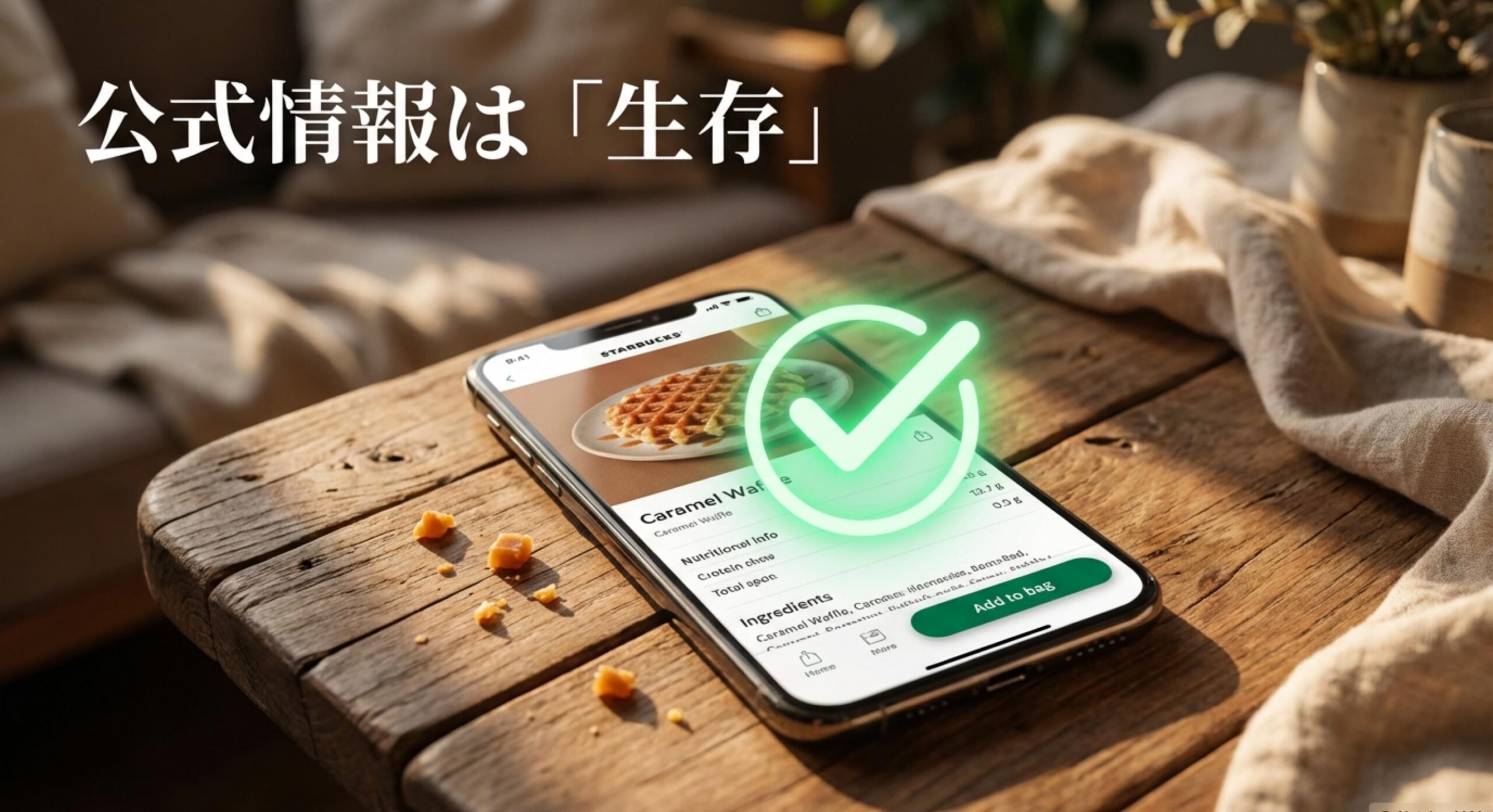 スタバ キャラメルワッフル 公式情報は廃盤扱いではない事実