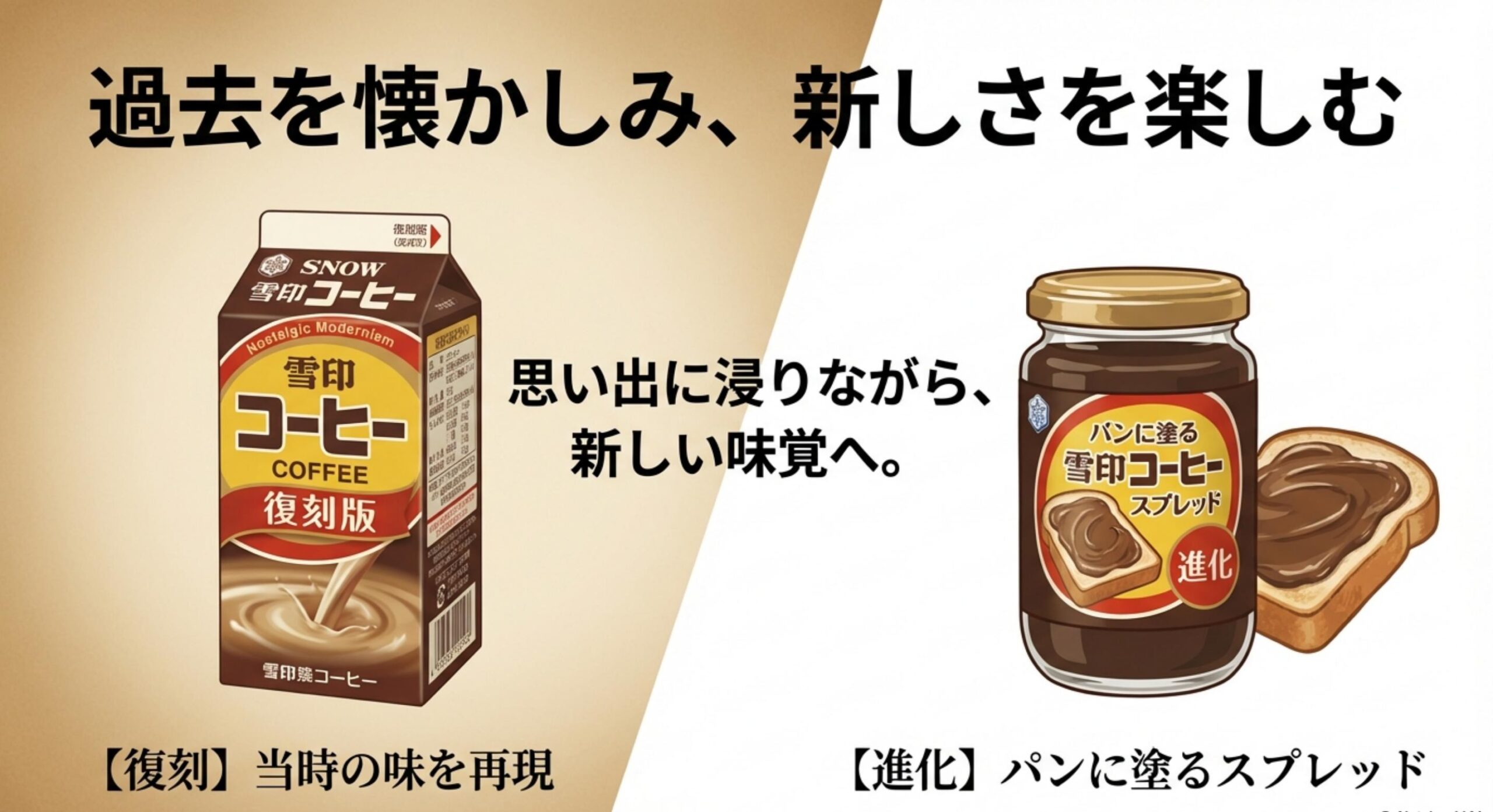 雪印コーヒー牛乳 復刻版と新しいフレーバーの体験