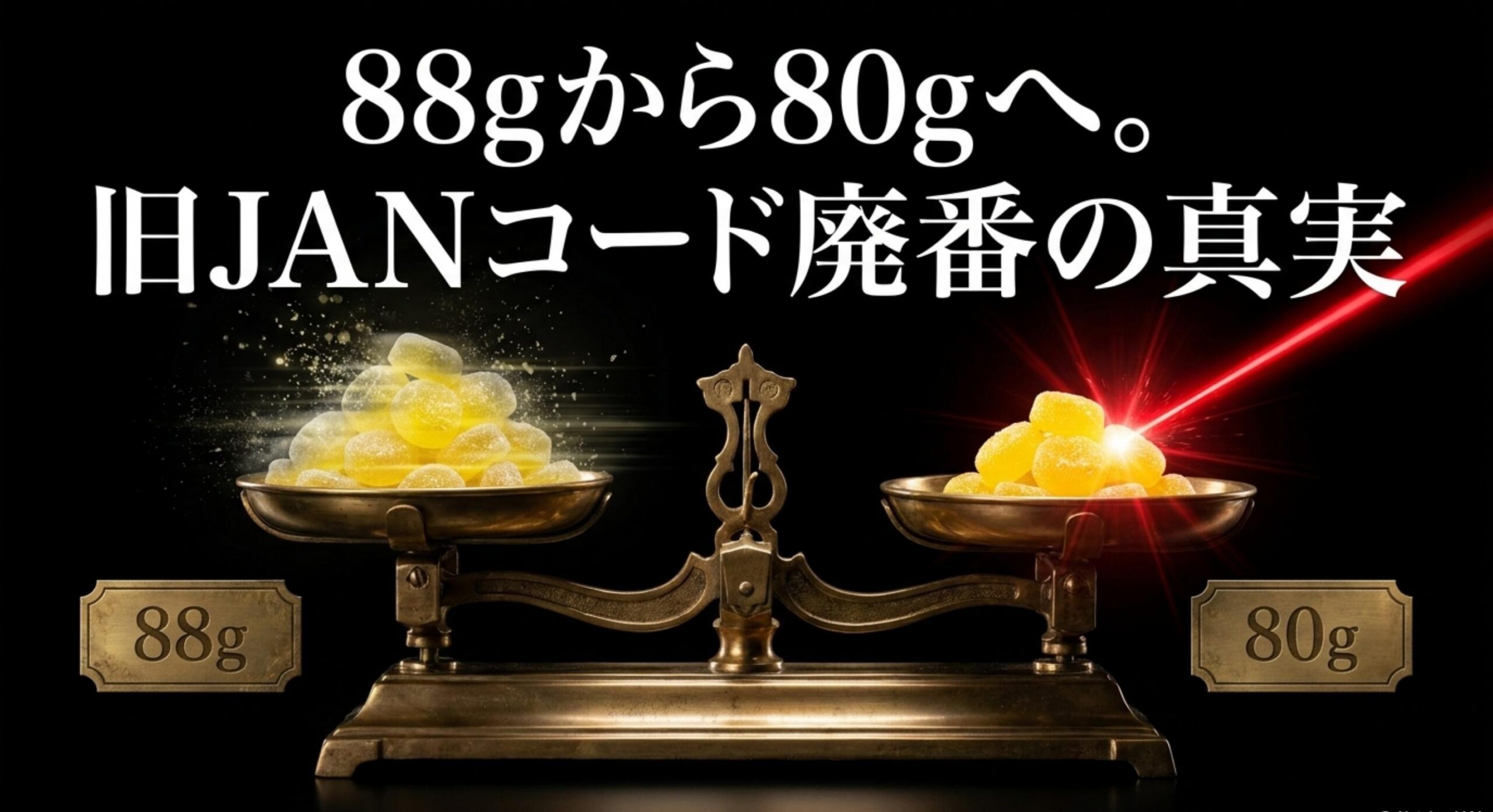 88gから80gへの内容量変更と旧JANコード廃番による取扱終了の真相