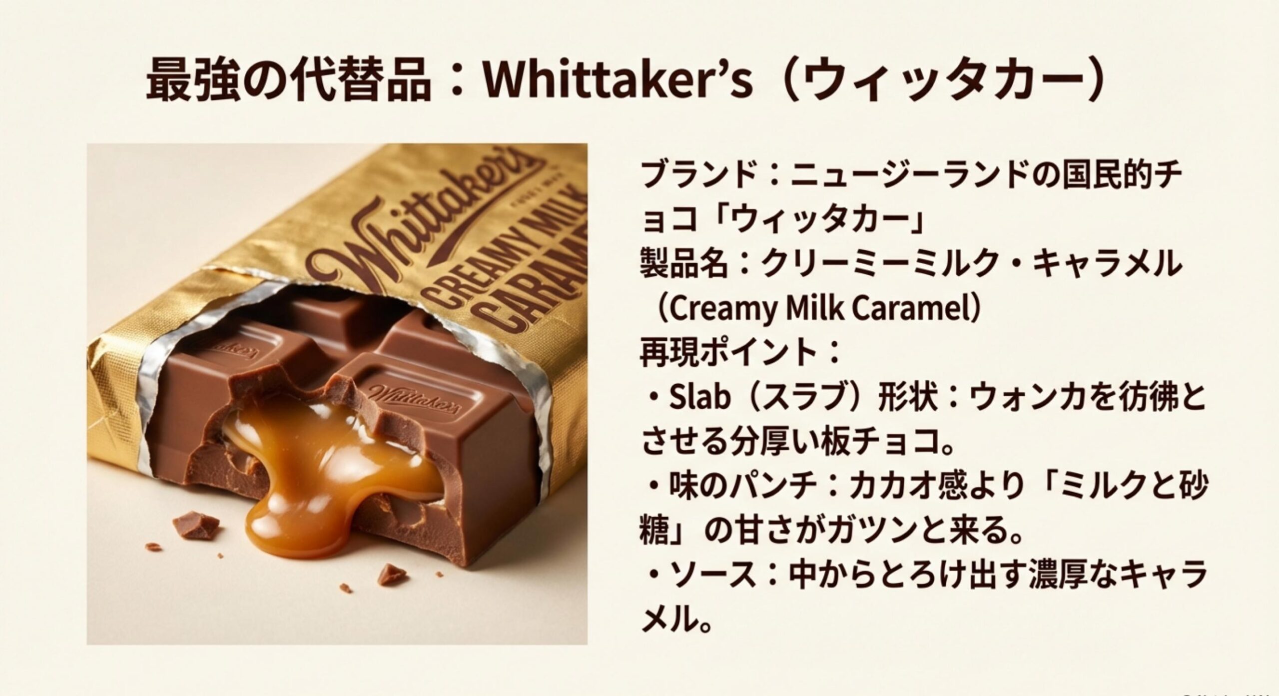 ウォンカチョコ ニュージーランドの刺客ウィッタカーの圧倒的実力