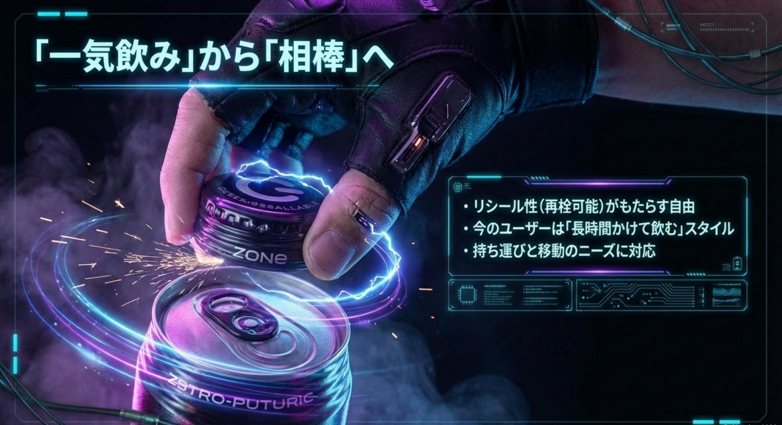 ZONe再栓可能な容器がもたらす利便性とユーザー行動