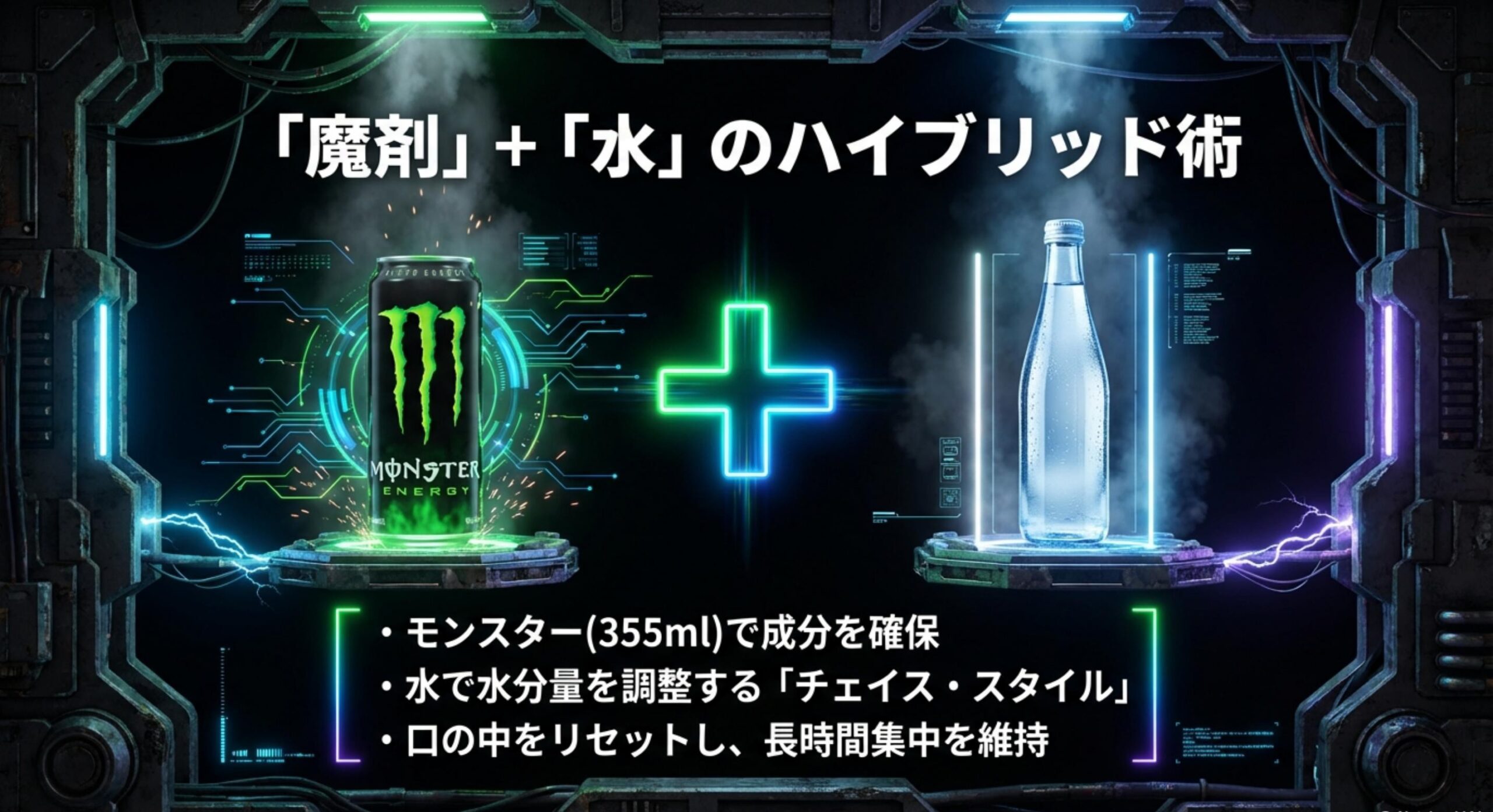 ZONe世界シェアを誇る飲料と水を組み合わせるハイブリッド術