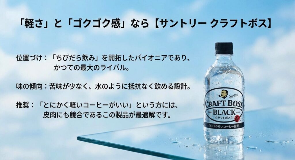 ジョージア水出しコーヒー 競合他社製品との比較で浮き彫りになる透明感の違い