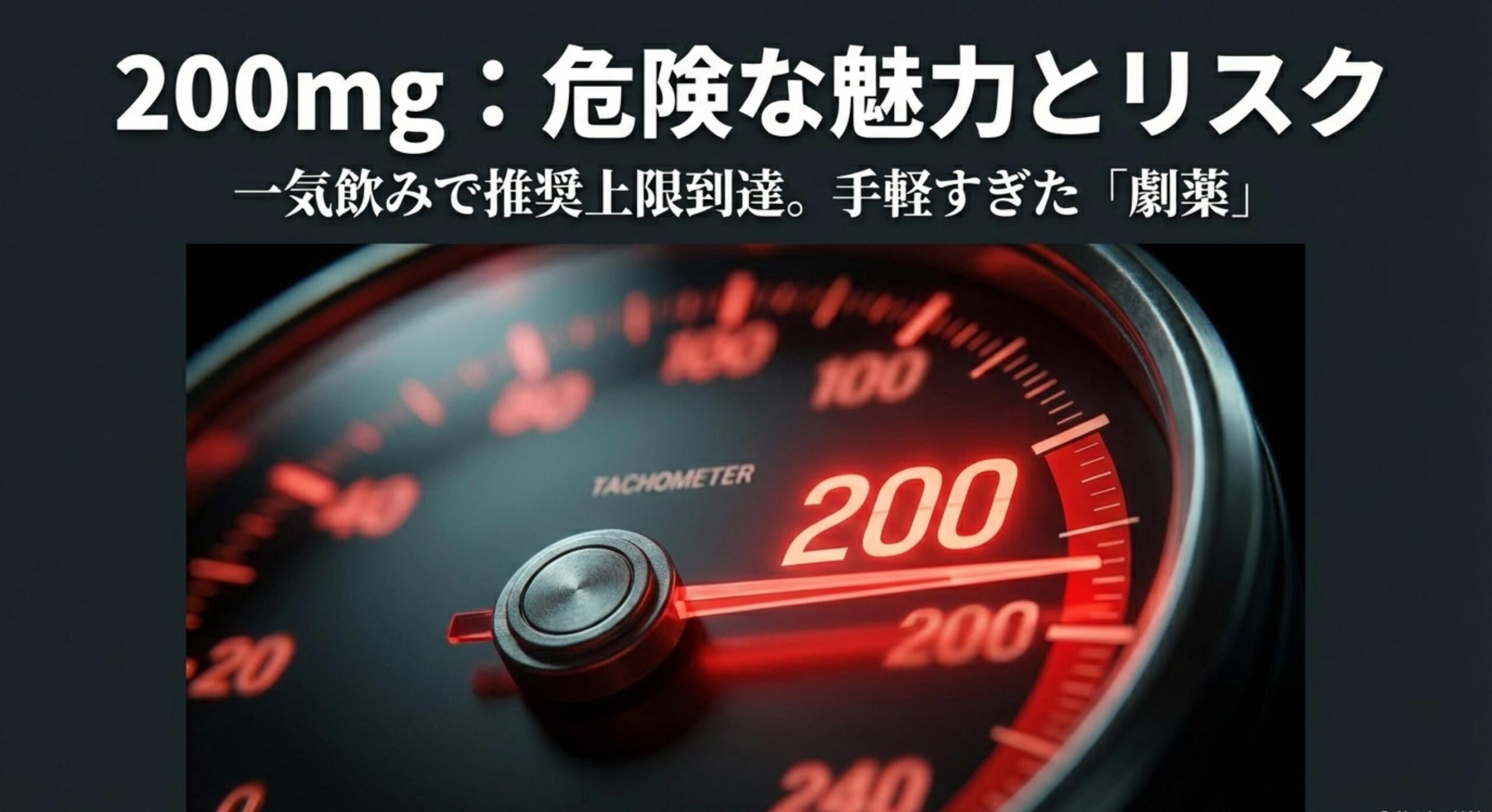 ボスカフェイン 体に悪いと言われるカフェイン200mgのリスク