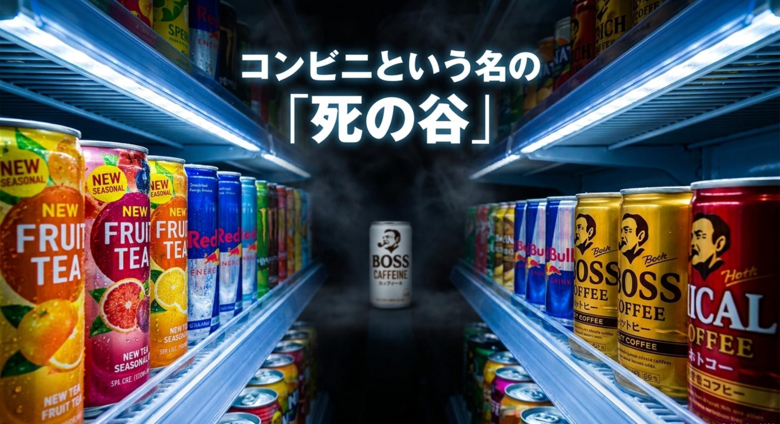 ボスカフェインがコンビニの定番棚から消えた死の谷と呼ばれる原因