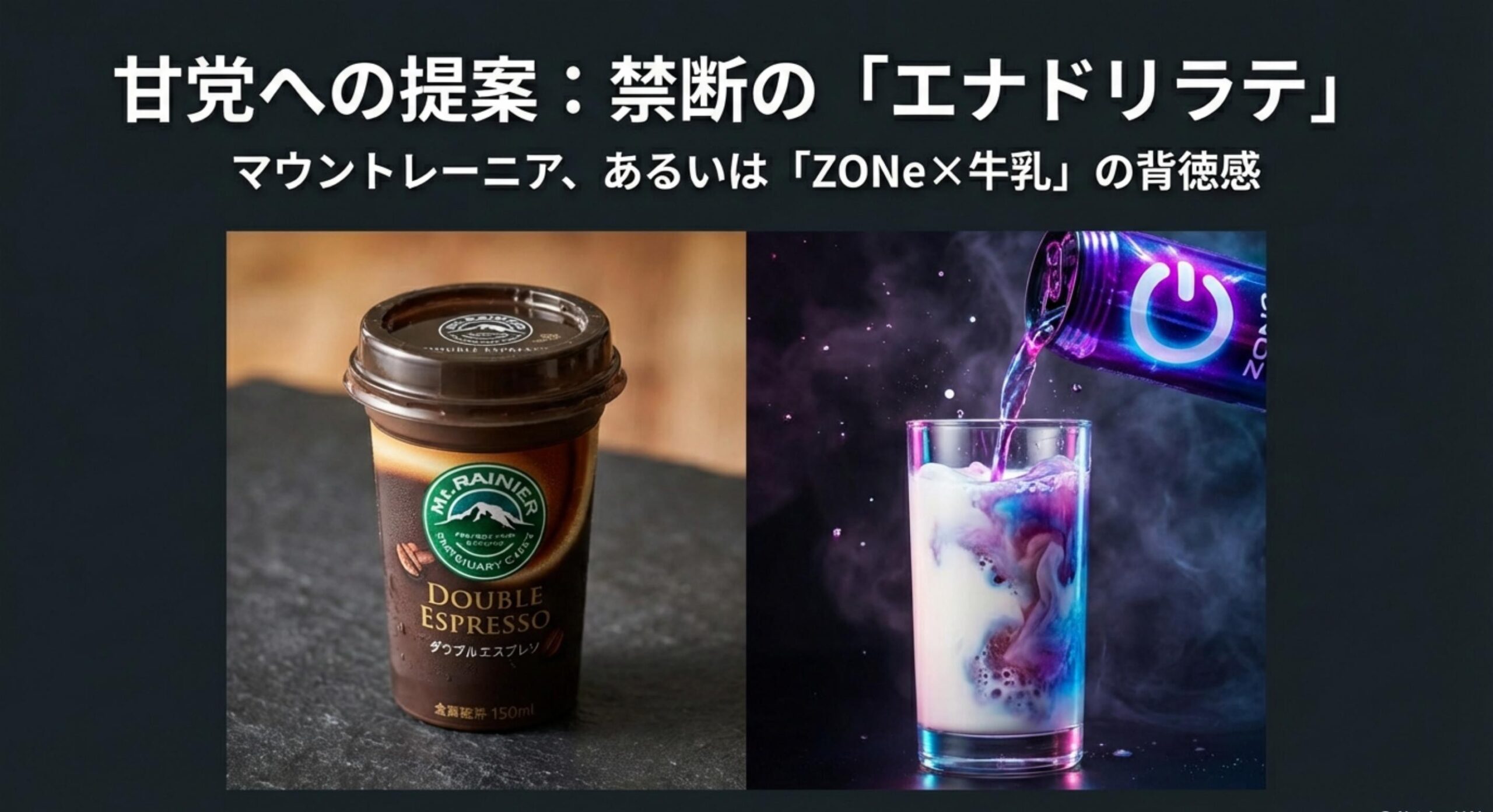 ボスカフェイン 甘党におすすめのマウントレーニア活用術