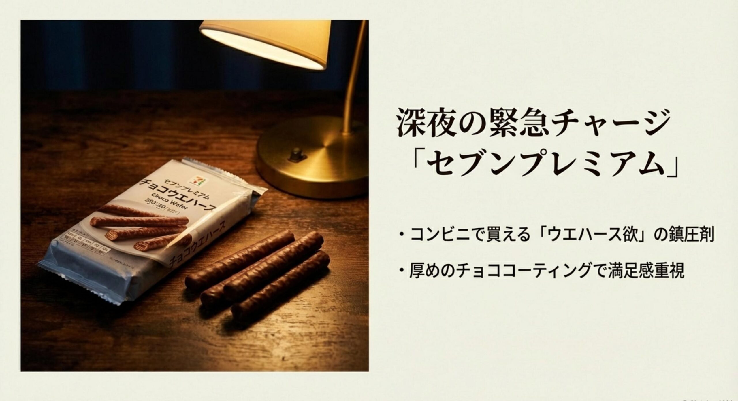 エリーゼ セブンのウエハースで深夜の緊急チャージを完了