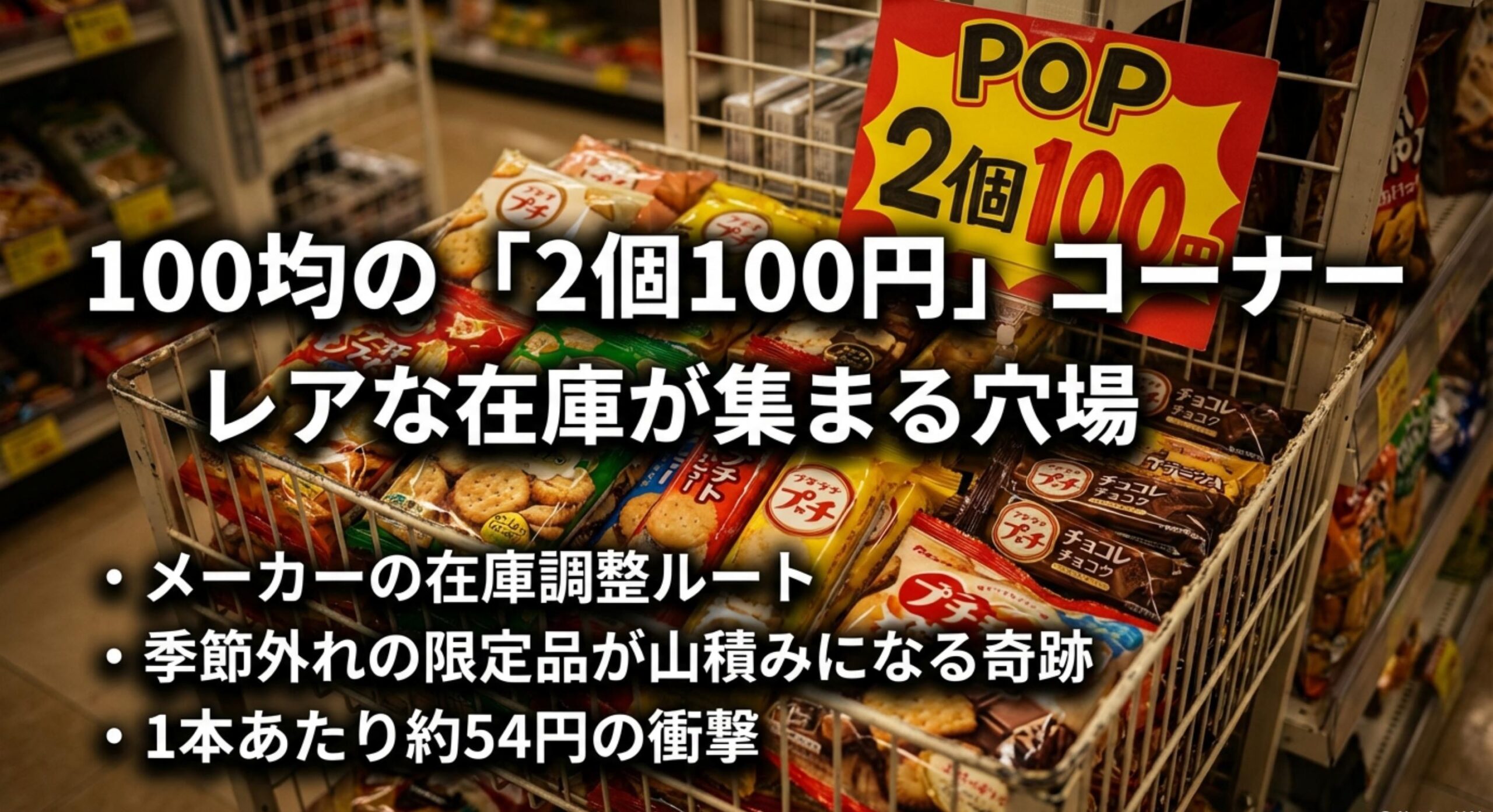ブルボン プチ 抹茶 販売終了 100円ショップの2個売りコーナーの盲点