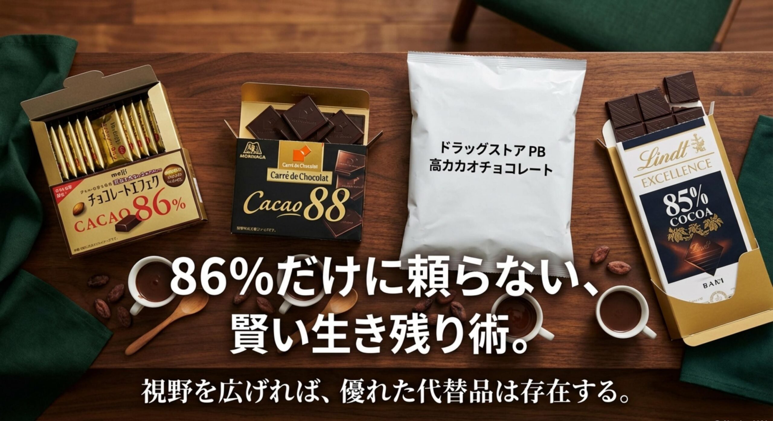 チョコレート効果86の販売終了した理由と代わりの名品