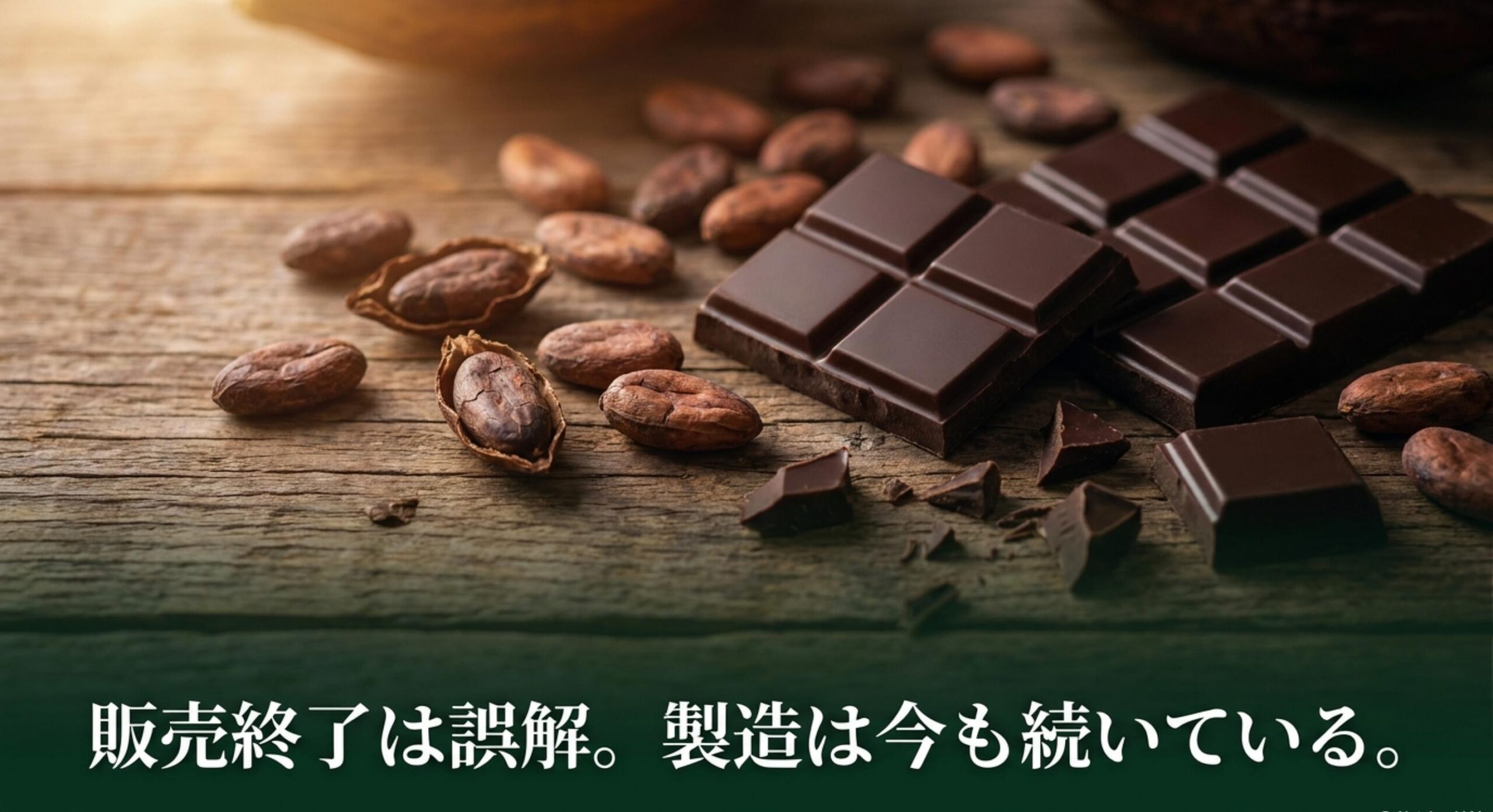 チョコレート効果86が販売終了と噂される理由とその真相