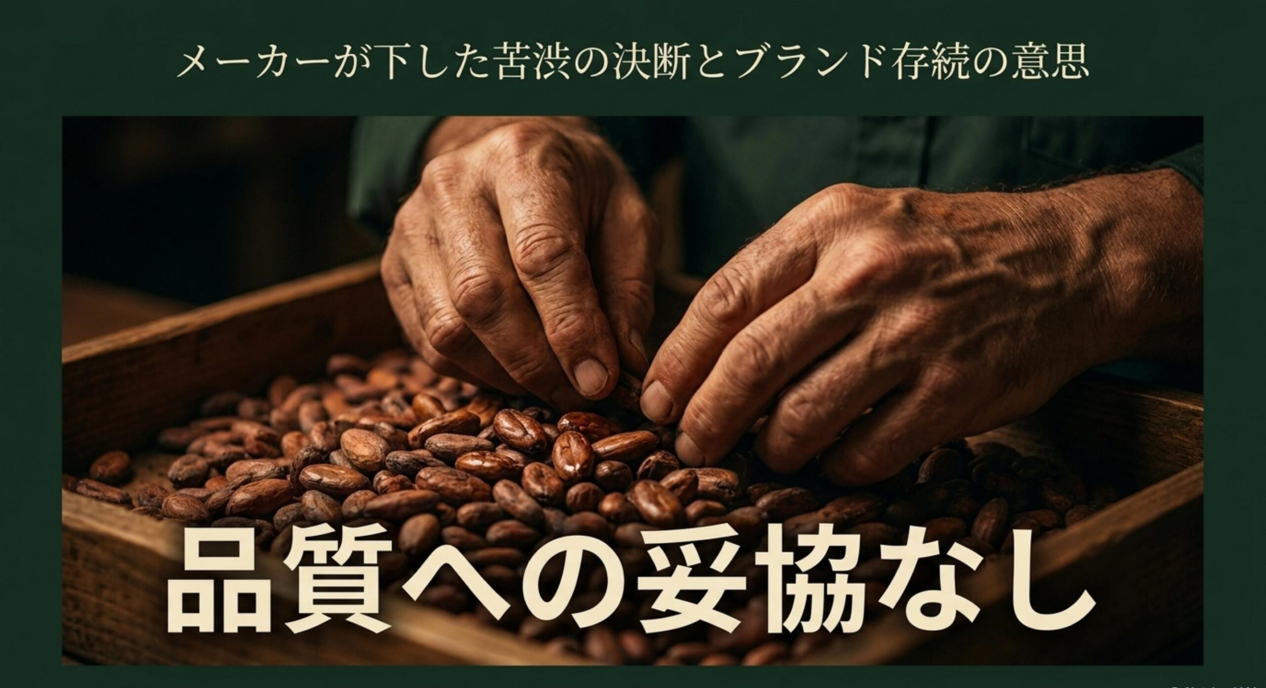 コスト急騰の中でもブランドの品質と価値を維持するためにメーカーが下した苦渋の決断