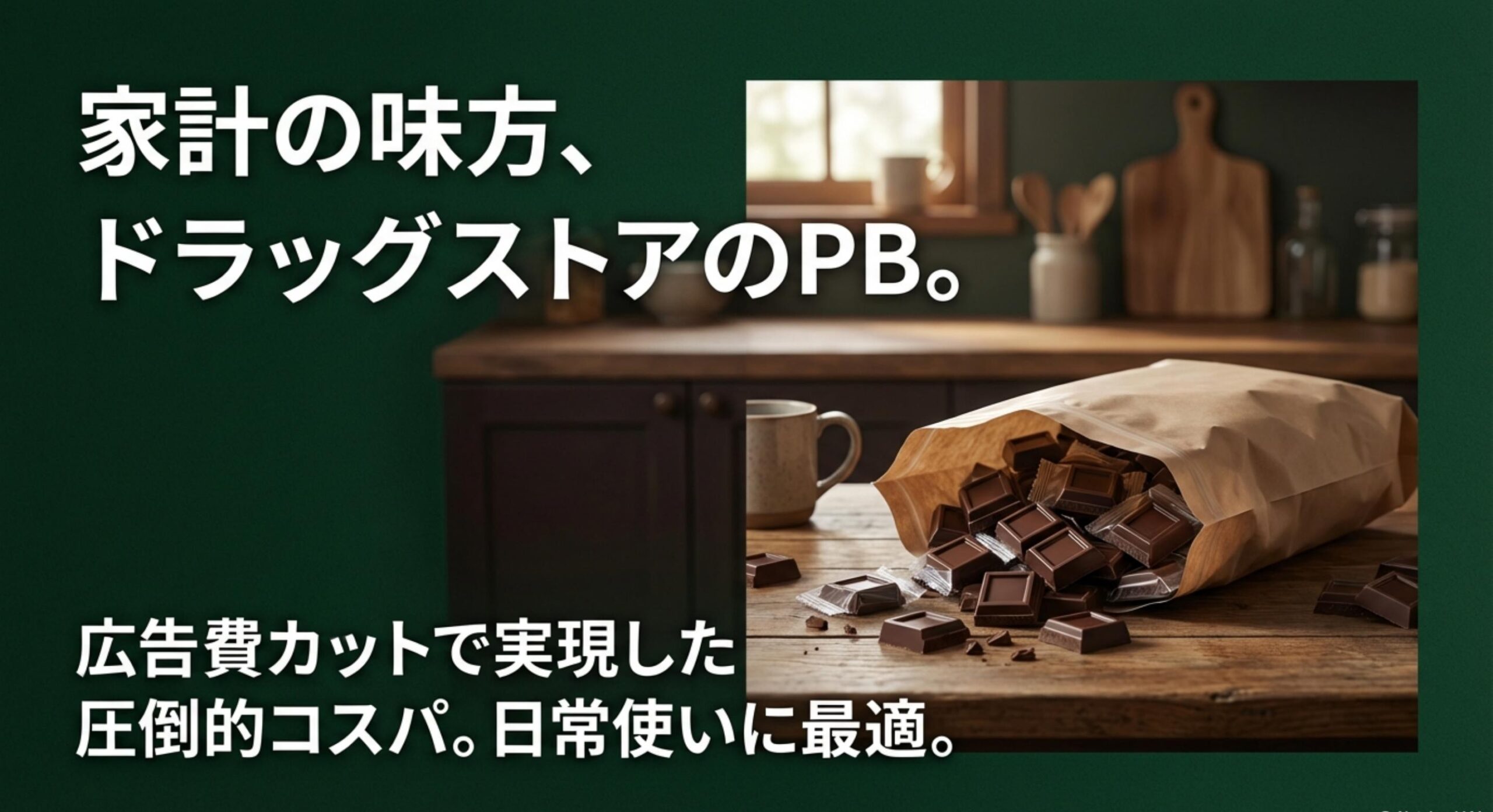 チョコレート効果 86 コスパを極めるならドラッグストアのPBという選択肢