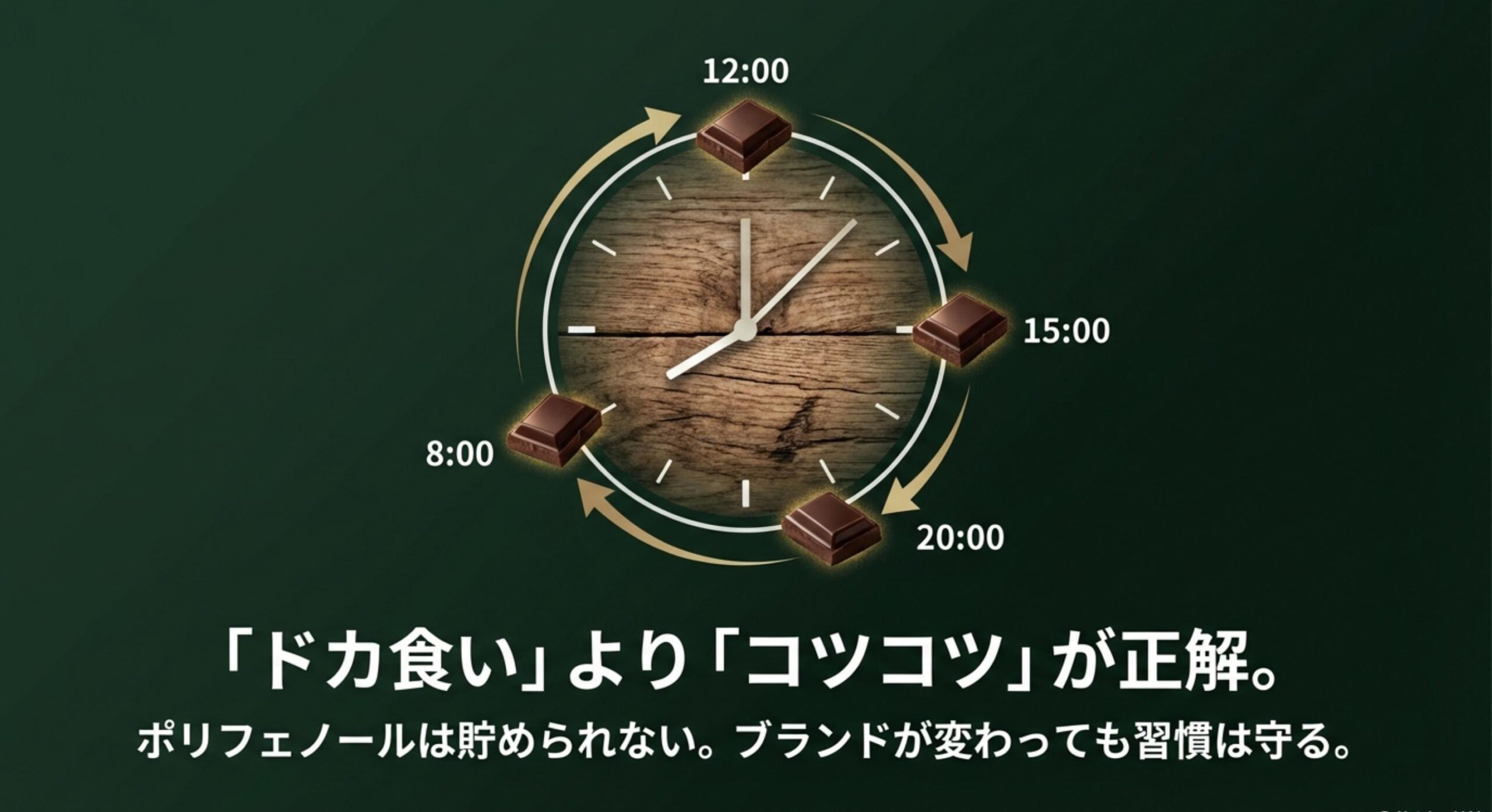 チョコレート効果 86 習慣化するための正しい食べ方とポリフェノールの科学