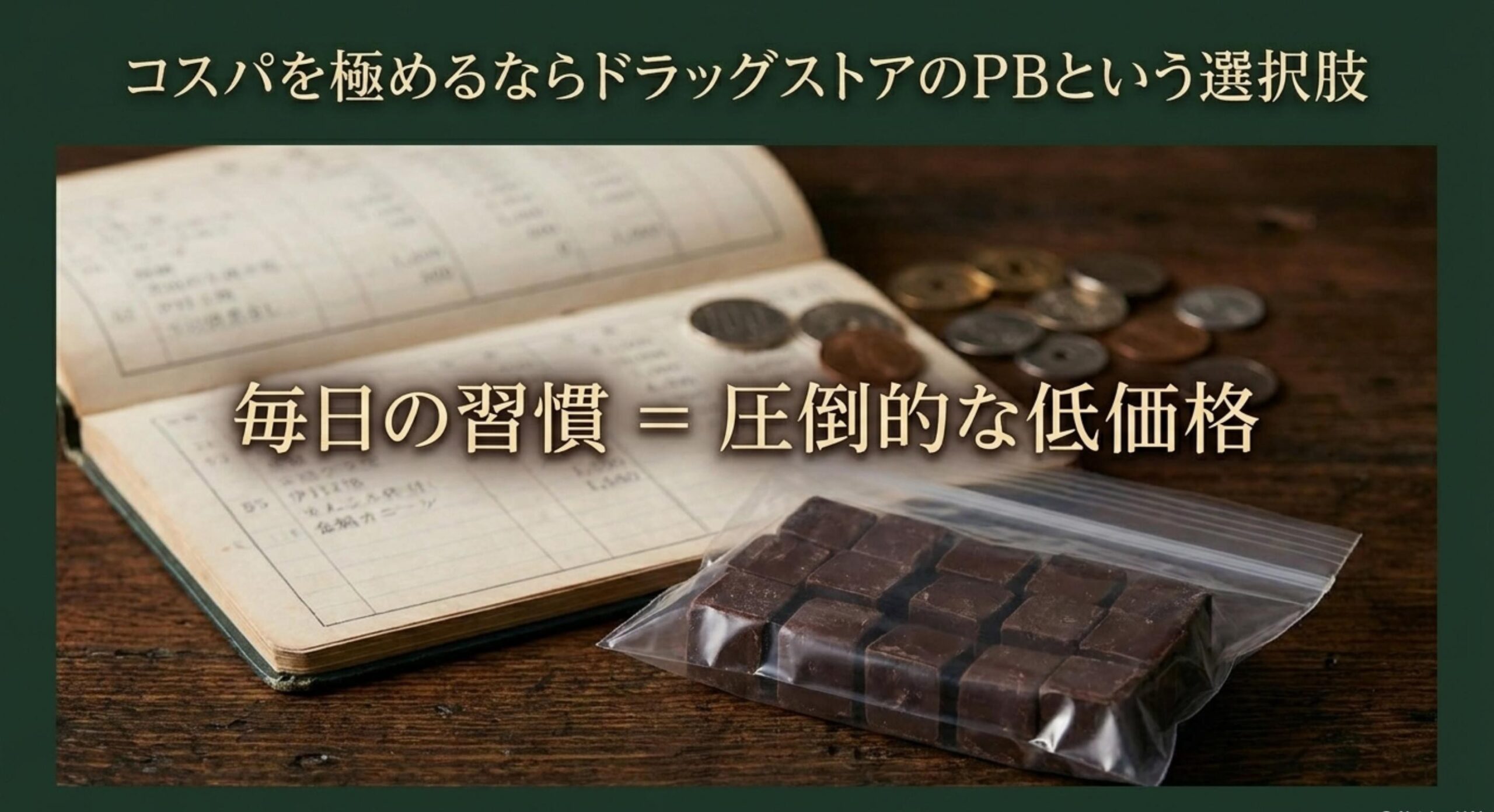 日常的な消費におけるコストパフォーマンスを重視したドラッグストアのプライベートブランド