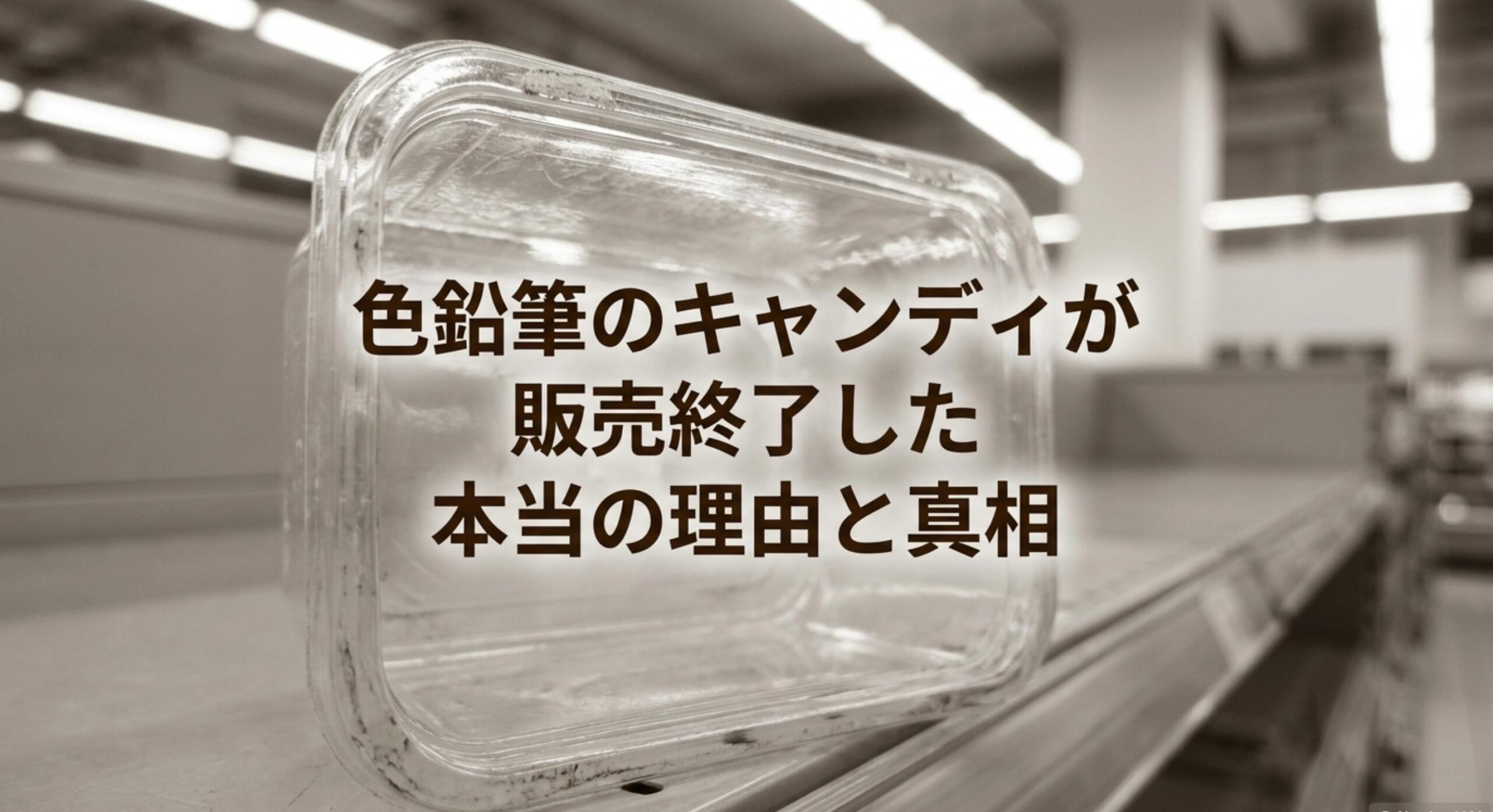 色鉛筆のキャンディが一般販売終了となった本当の理由と市場の真相